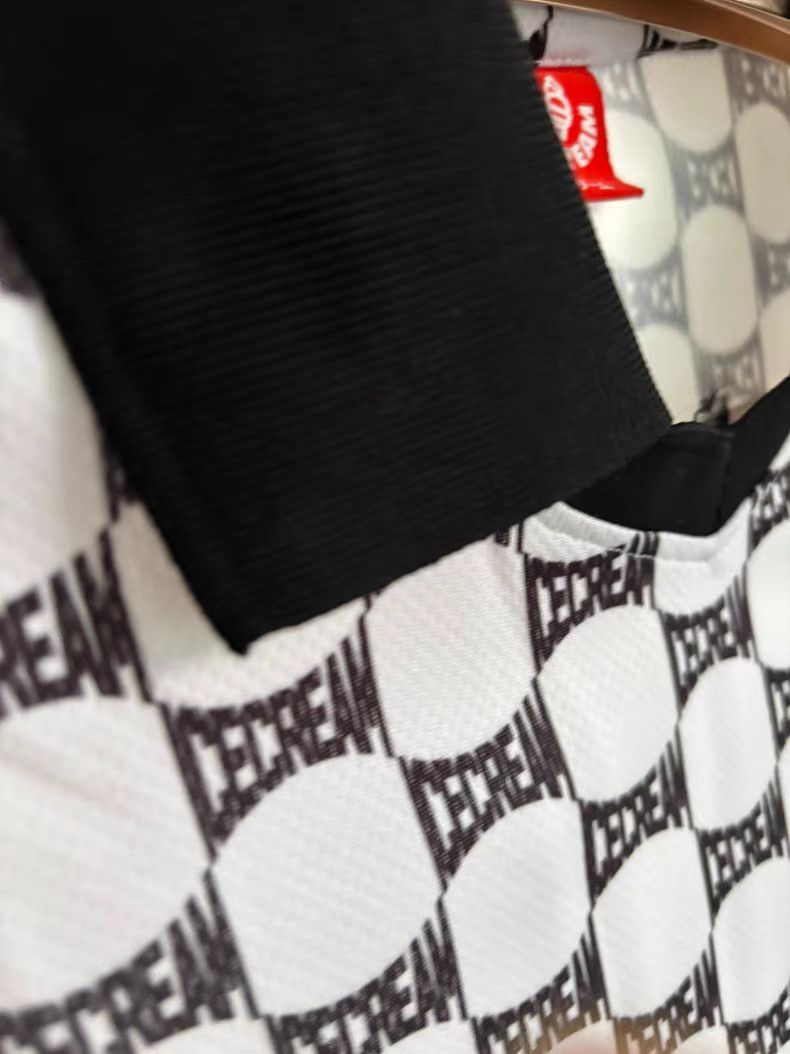 Billionaire Boys Club ICECREAM Black & White Plaid T-shirt Size US L / EU 52-54 / 3 - 2 Thumbnail