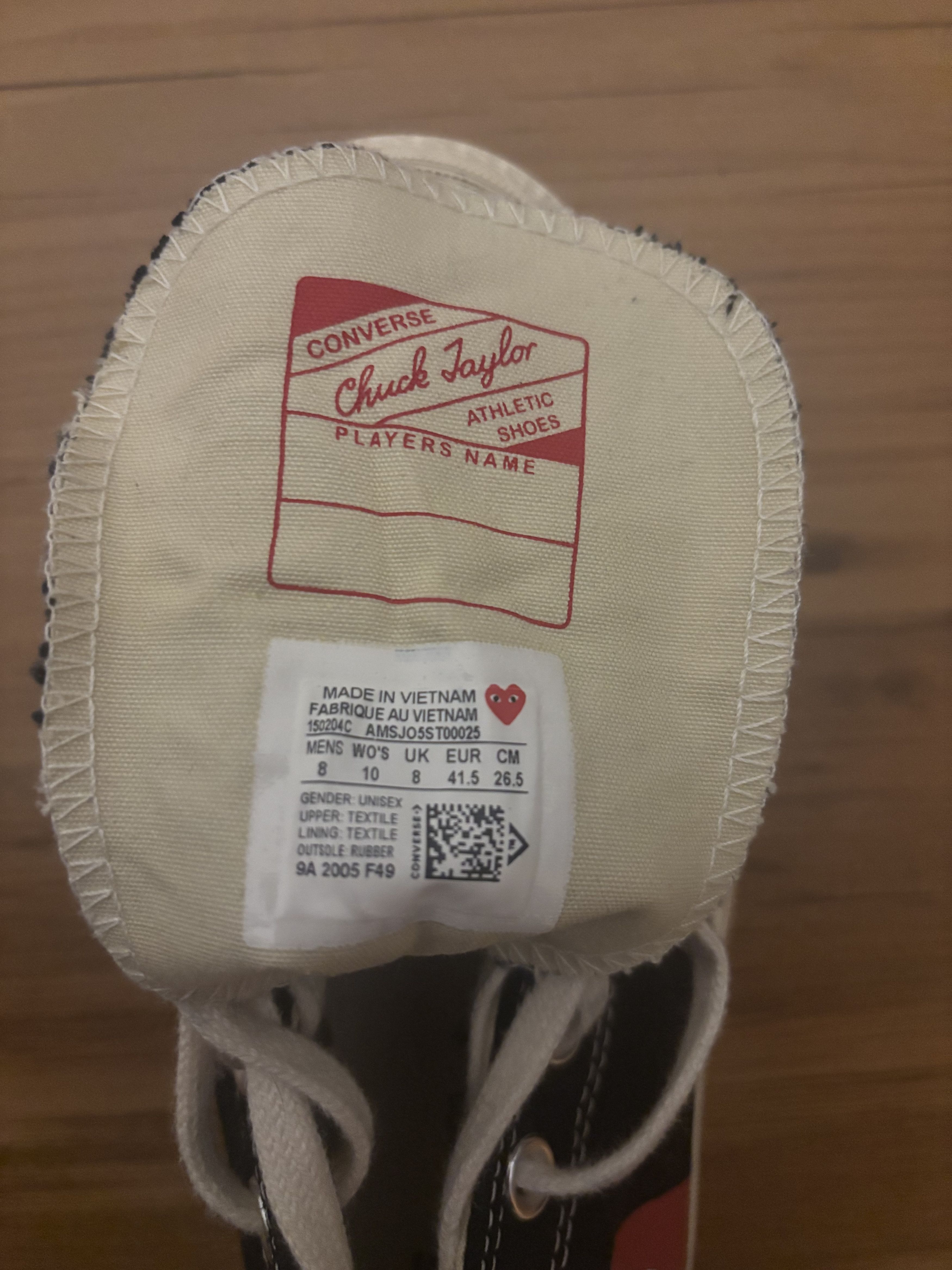 Comme des Garcons PLAY × Converse Comme des Garcons PLAY × Converse Size US 8 / EU 41 - 6 Thumbnail