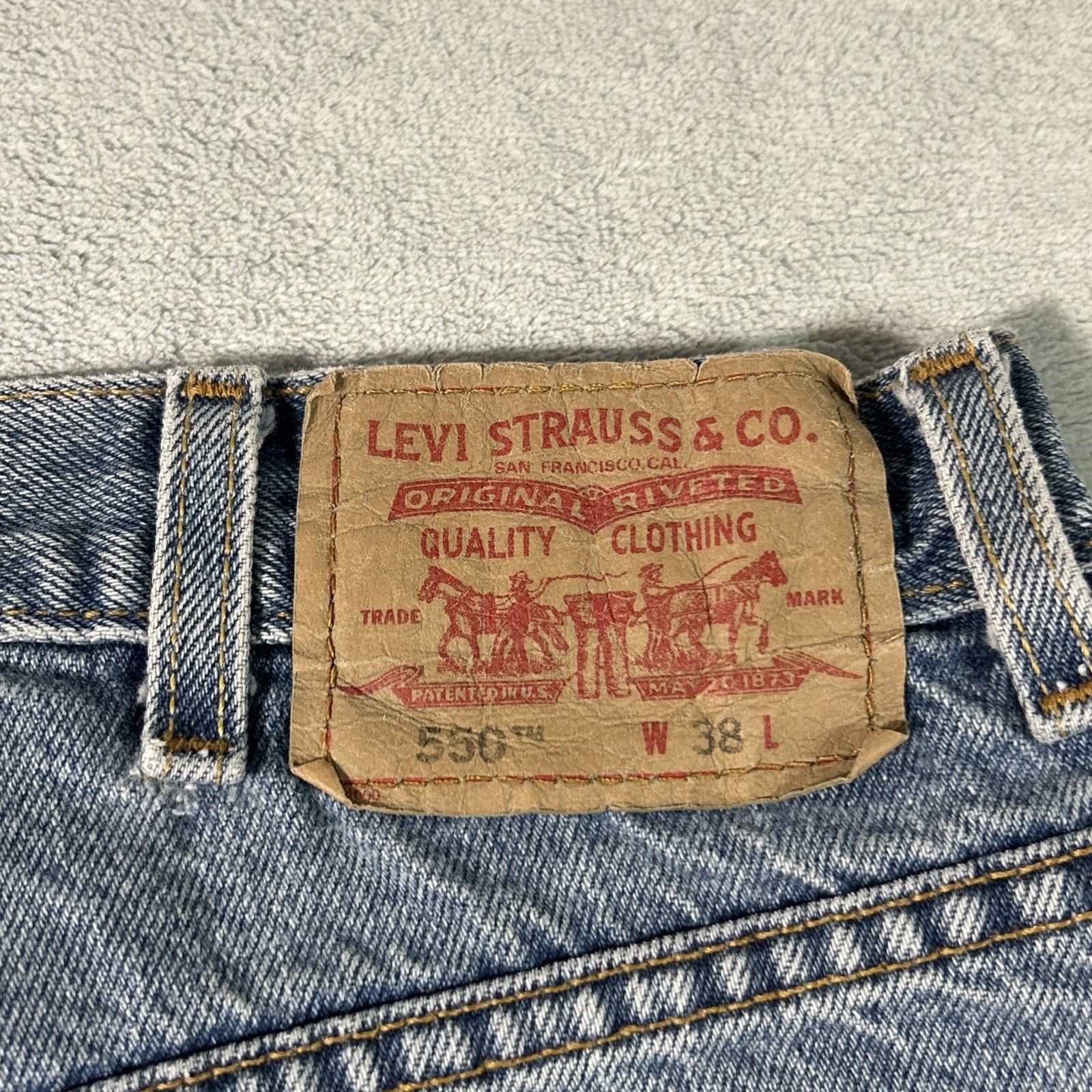 Levi's Levis 550 Baggy Shorts Jhorts Mens 38 Classic Relaxed Loose Size US 38 / EU 54 - 5 Thumbnail