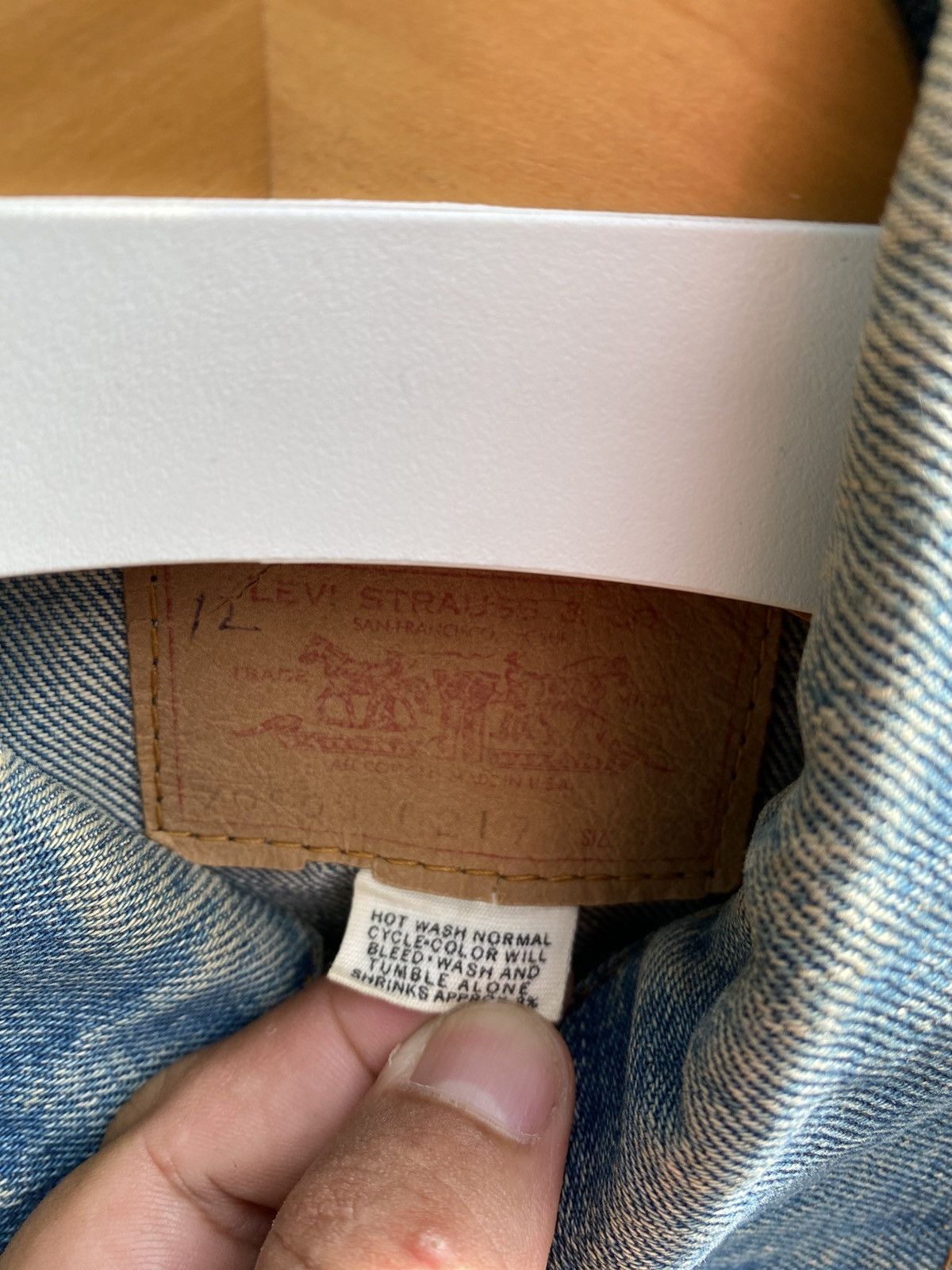 Levi's × Levi's Vintage Clothing × Vintage size 38 Vintage levi's trucker denime jakcet made in USA Size US M / EU 48-50 / 2 - 4 Thumbnail