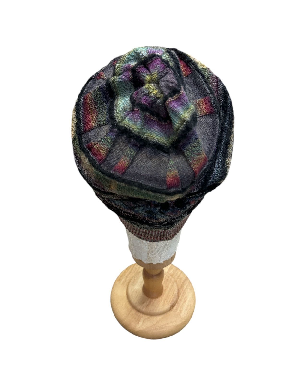 14th Addiction × Designer × Japanese Brand M & KYOKO MIXED WOOL KNITTED BEANIE HAT Size ONE SIZE - 4 Thumbnail