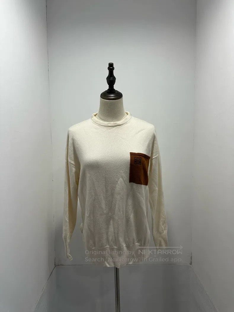 Loewe Loewe Pocket Embroidered Logo Wool Knit Top Size S / US 4 / IT 40 - 1 Thumbnail