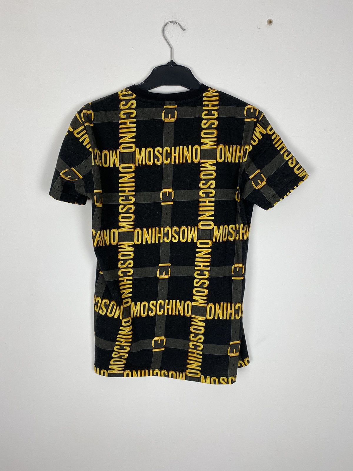 Moschino Moschino Lapped Belt T-Shirt Couture! Milano tee y2k gold Size US S / EU 44-46 / 1 - 5 Thumbnail