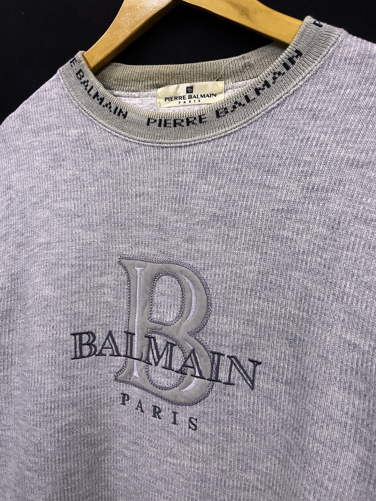 Balmain VINTAGE PIERE BALMAIN PARIS TOM TOM SWEATSHIRT Size US XL / EU 56 / 4 - 4 Thumbnail