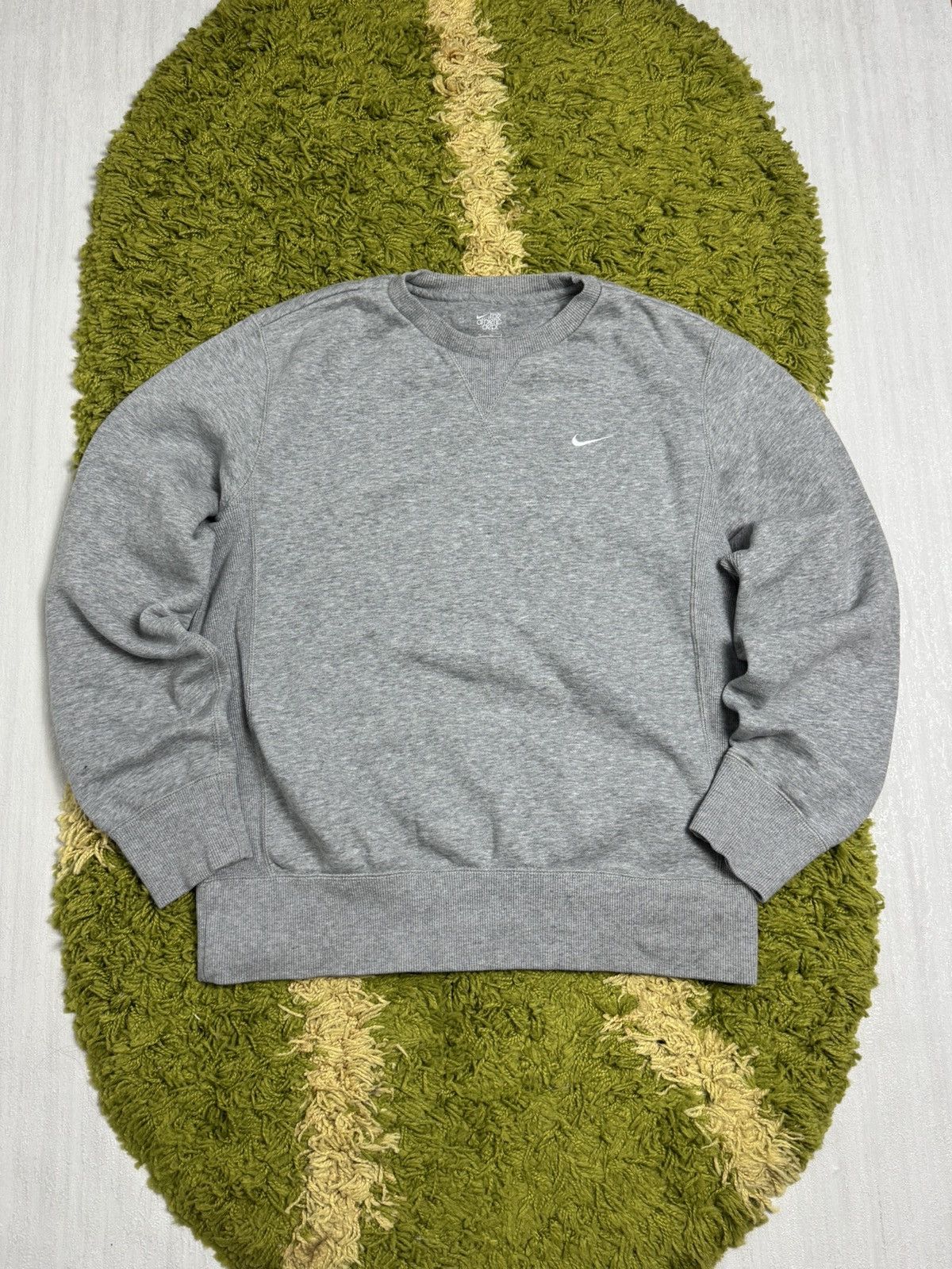 Nike × Vintage Nike vintage crewneck sweatshirt small logo swoosh Size US M / EU 48-50 / 2 - 1 Thumbnail