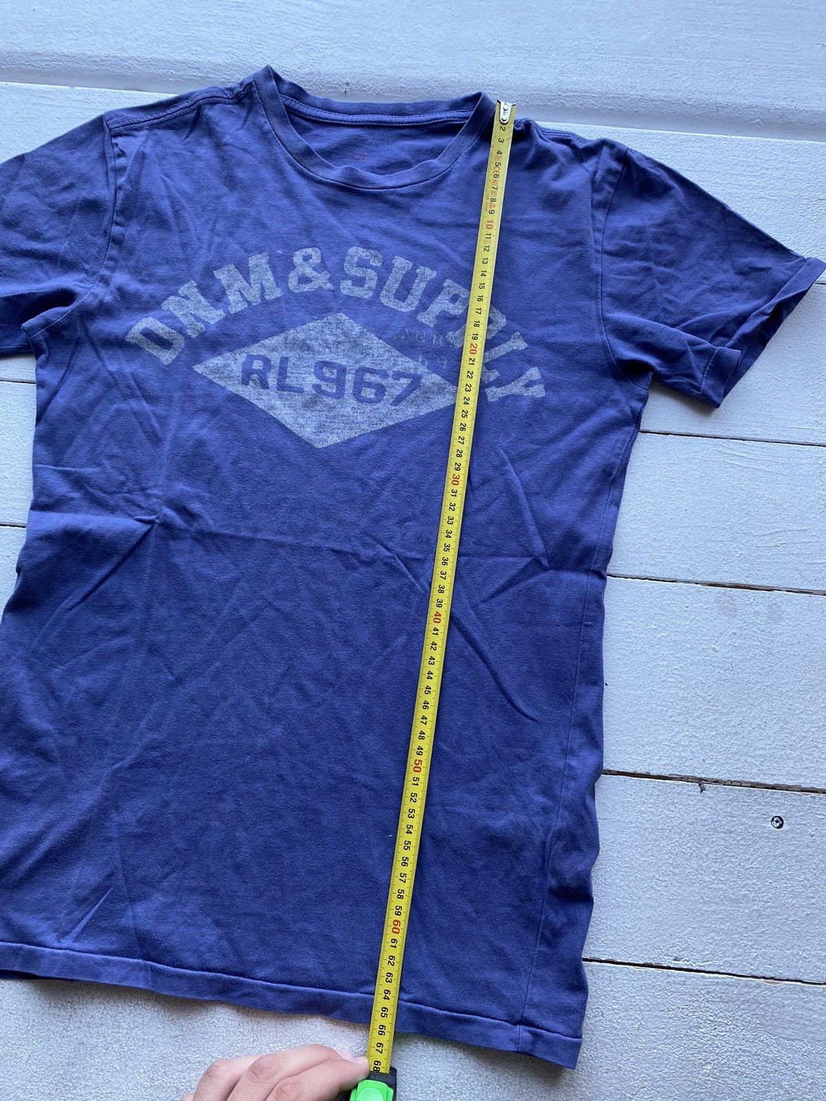 Denim & Supply Ralph Lauren × Vintage Vntg Denim Supply Ralph Lauren Sun Faded Washed Blue T Shirt Size US XS / EU 42 / 0 - 7 Thumbnail