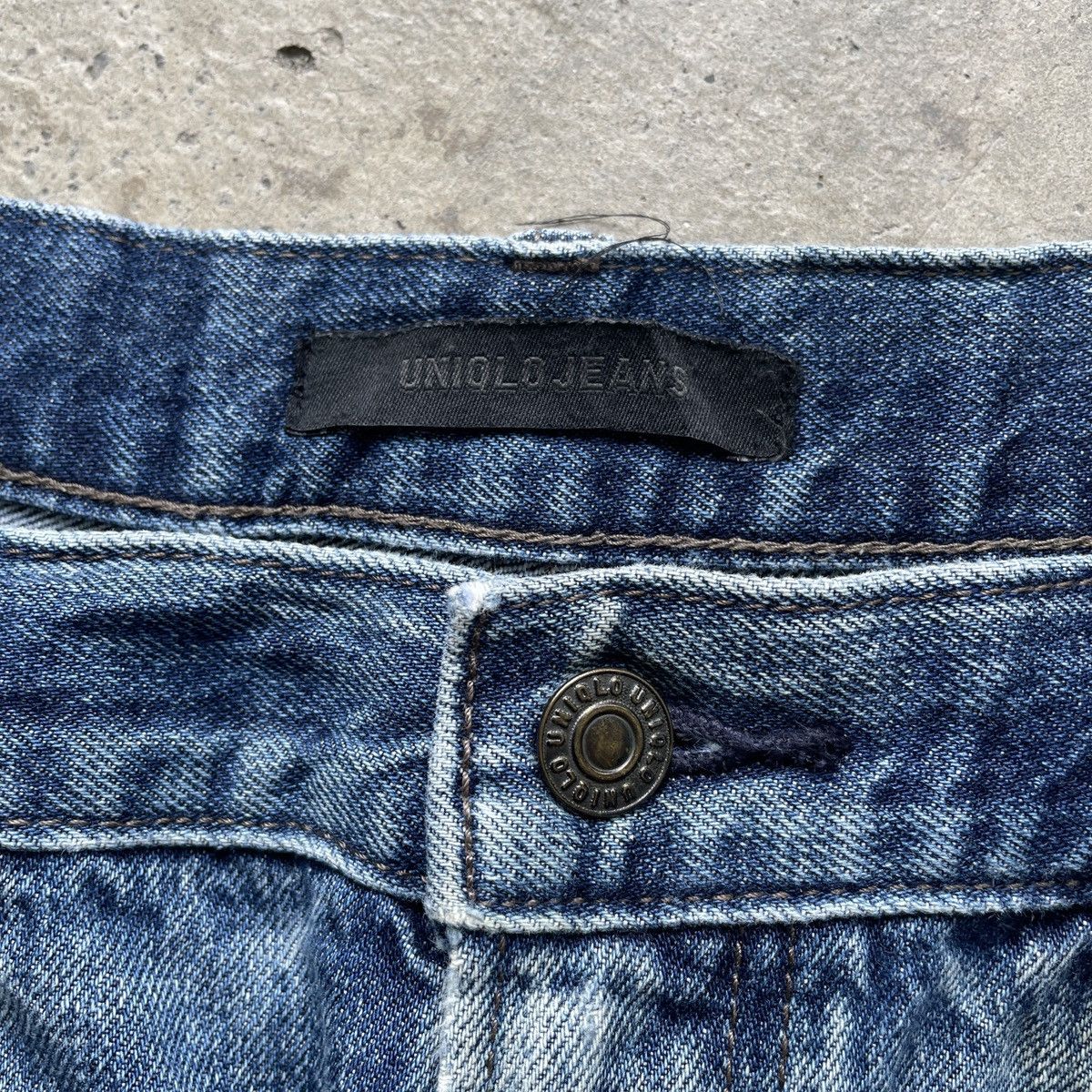 Japanese Brand Vintage Japanese Brand Faded Denim Jeans Pants W34x27 Size US 34 / EU 50 - 6 Thumbnail