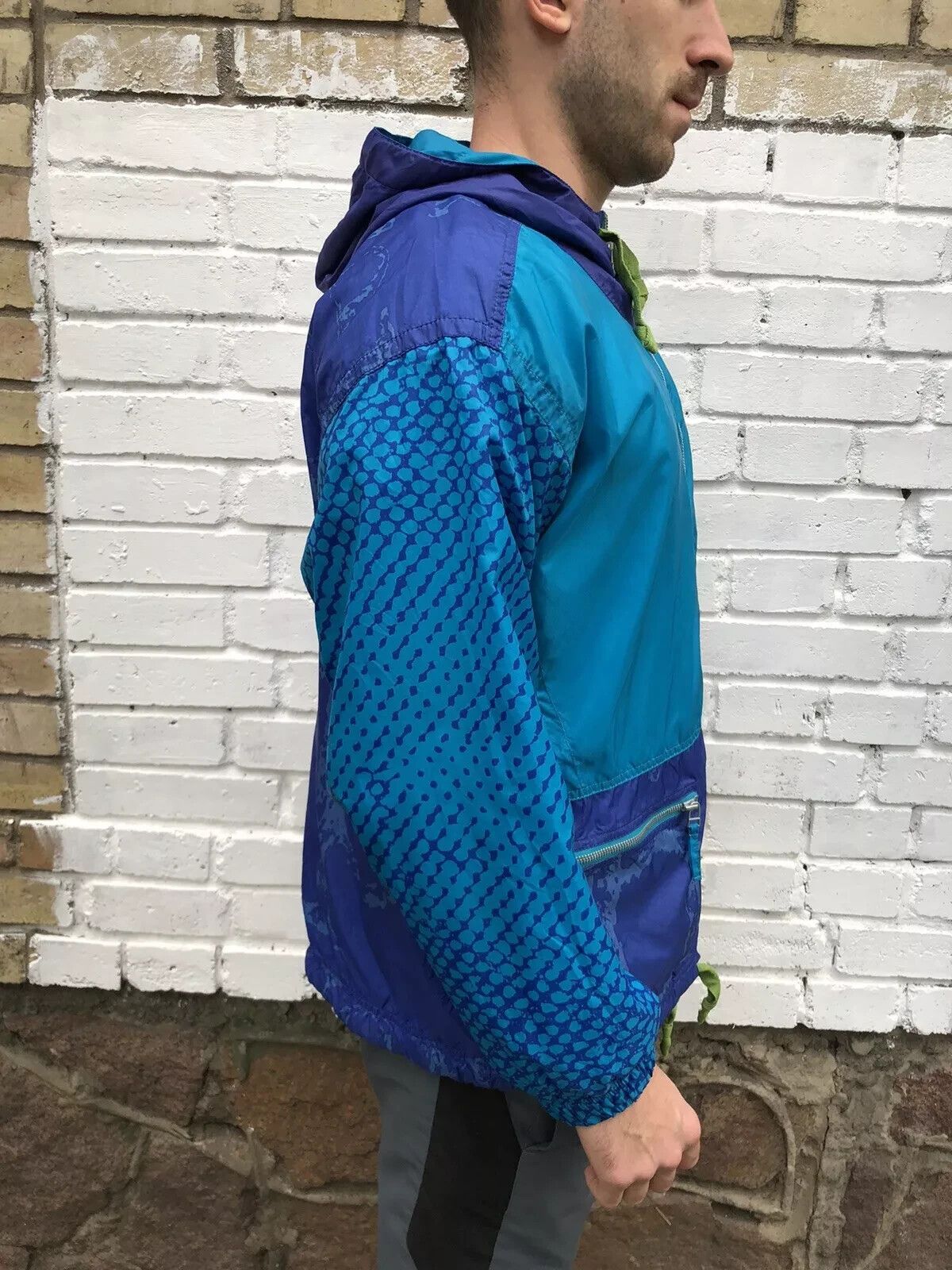 Nike VINTAGE 90s NIKE NYLON TRACK JACKET RAINCOAT JUST DO IT Size US S / EU 44-46 / 1 - 8 Thumbnail