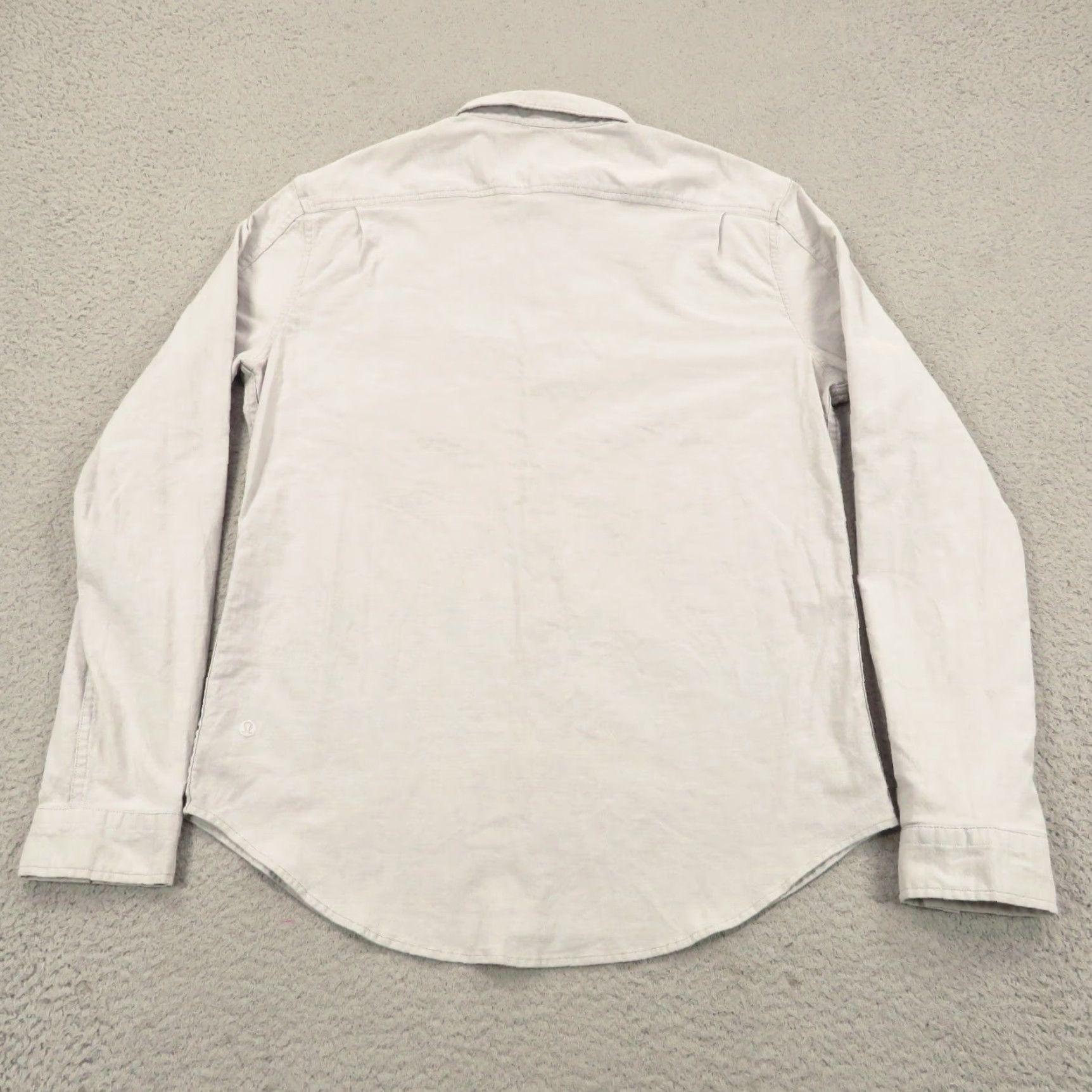 Lululemon Lululemon Shirt Men Medium Commission Oxford Button Down Light Grey Office Work Shirt Size US M / EU 48-50 / 2 - 6 Thumbnail