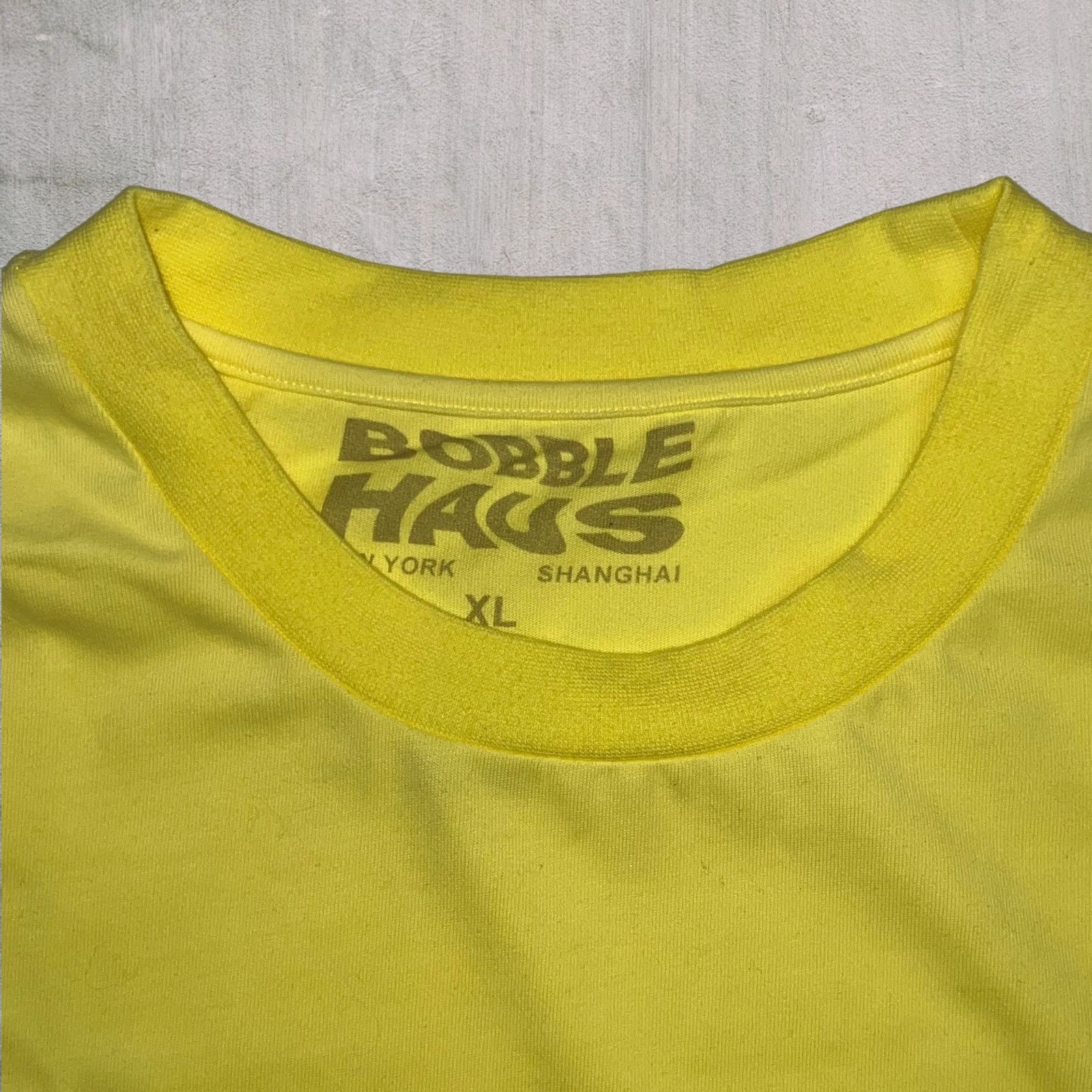 Other BOBBLEHAUS XL Yellow Graphic Tee Pop Art Print Streetwear Size US XL / EU 56 / 4 - 5 Thumbnail