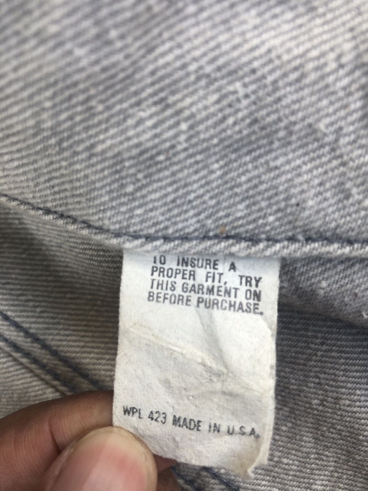 Levi's Vintage 80’s Levi’s Denim Jacket Distressed Denim Size US S / EU 44-46 / 1 - 17 Thumbnail