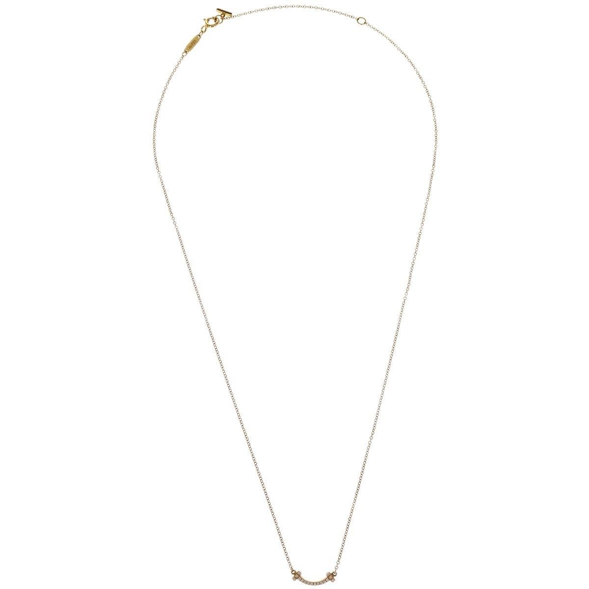 Tiffany & Co. Yellow Gold T Smile 18k Yellow With Diamonds
