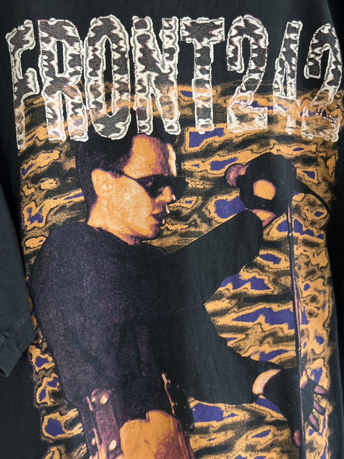 Band Tees 90’s FRONT 242 EBM music band tee Size US XL / EU 56 / 4 - 5 Thumbnail