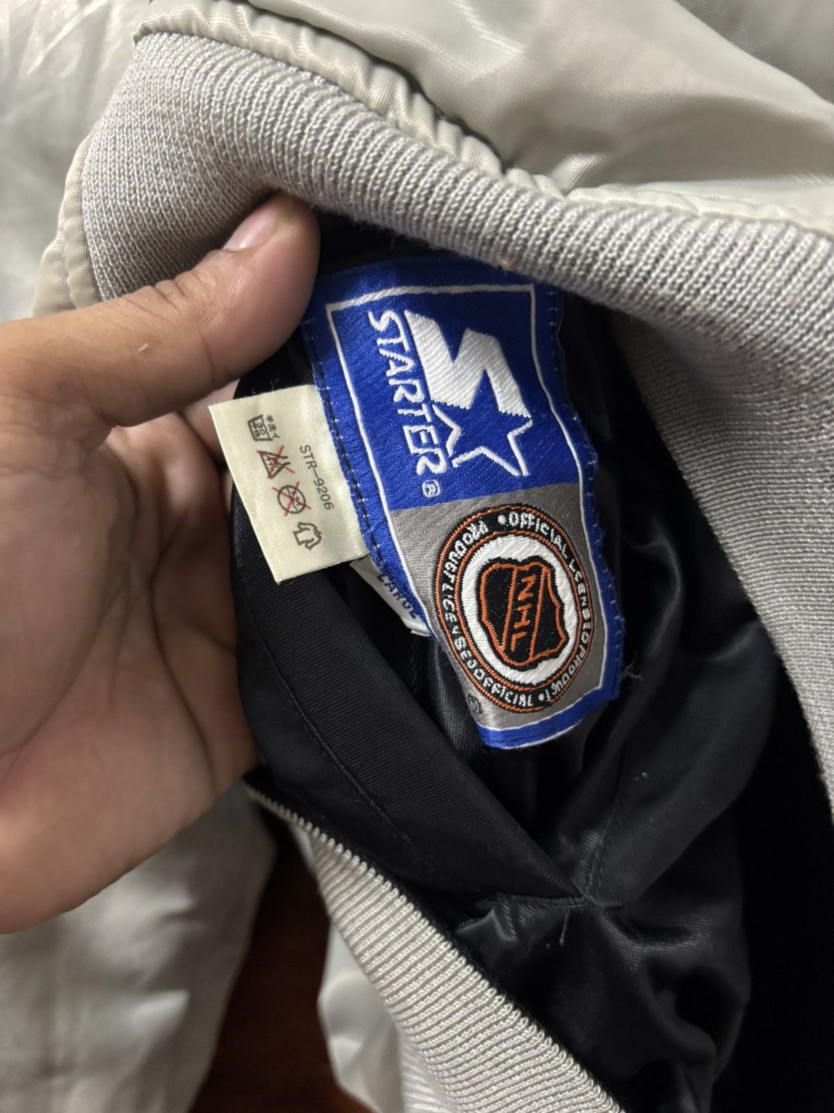 NHL Vintage 90s stater los angeles king reversible satin jacket Size US L / EU 52-54 / 3 - 10 Thumbnail