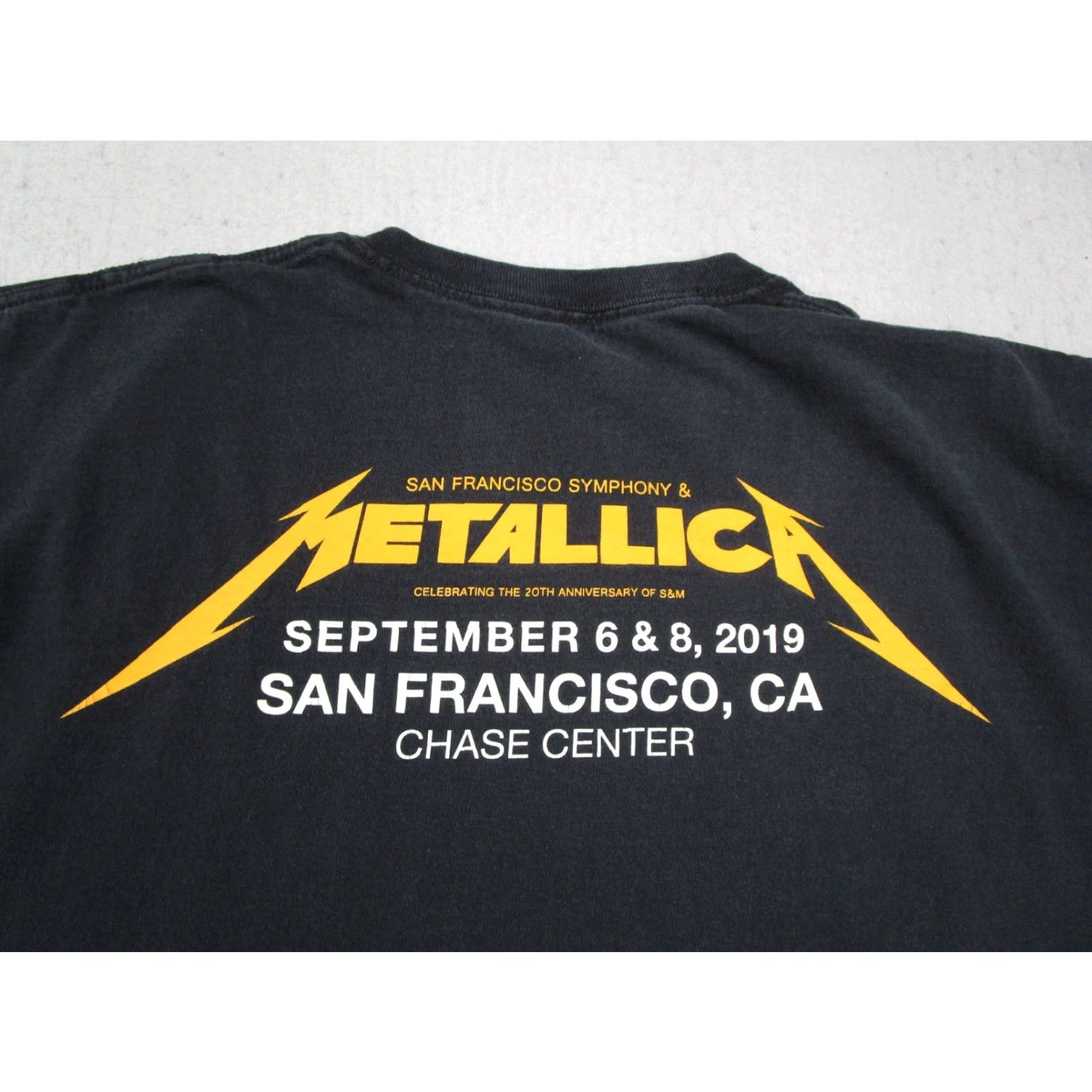 Vintage Metallica Shirt Mens 2XL Black San Francisco Symphony 2019 Rock Music T-Shirt Short Sleeve Crew Neck Size US XXL / EU 58 / 5 - 4 Thumbnail