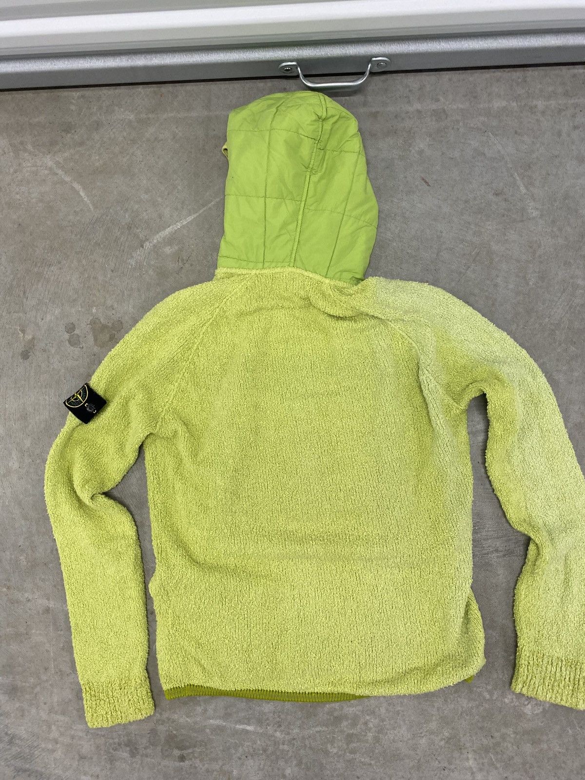 Stone Island SS19 Stone Island Zip Hoodie Jacket Lime Green - Large Size US L / EU 52-54 / 3 - 5 Thumbnail