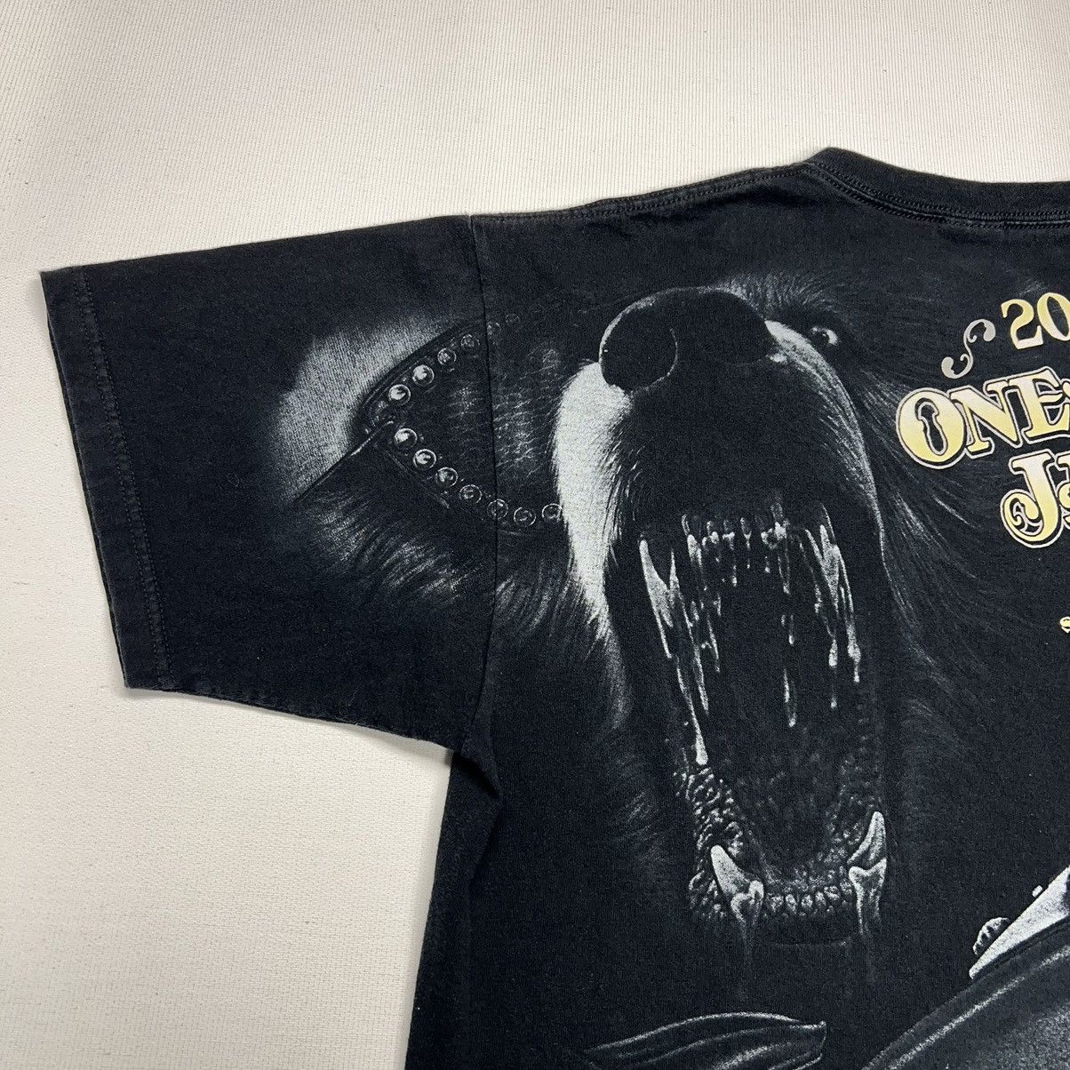 Vintage Motorcycle Saloon Tee Shirt Black Bear One Eyed Jacks Biker Size US XL / EU 56 / 4 - 10 Thumbnail