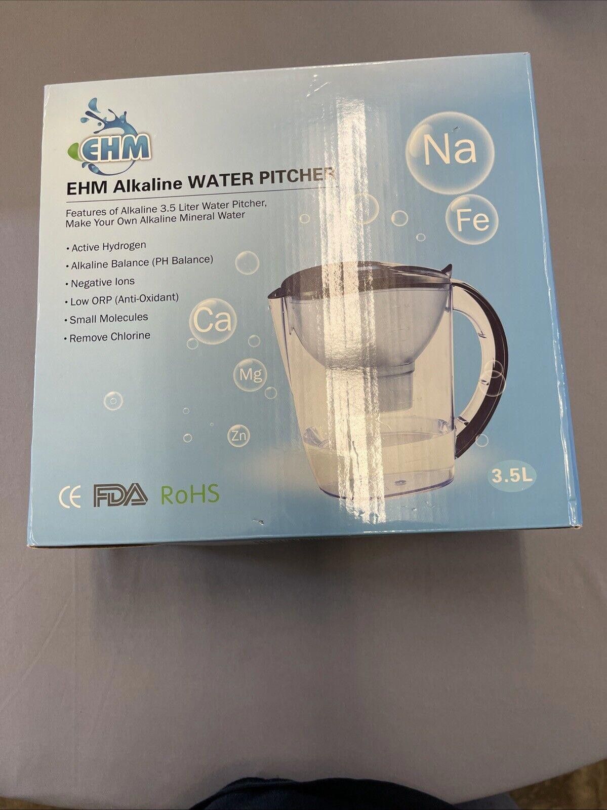 Designer EGM Alkaline Water Filter Pitcher - 3.5 LITER Size ONE SIZE - 3 Thumbnail
