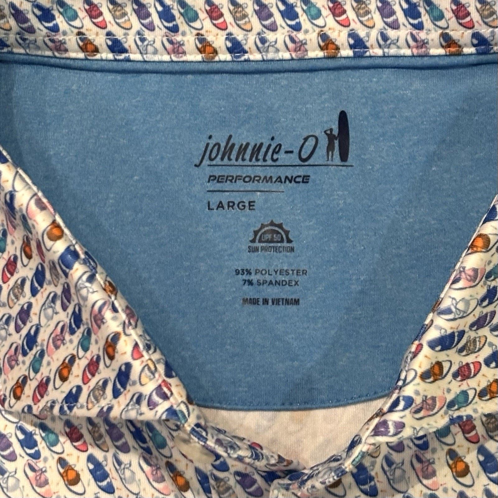 johnnie-O Johnnie-O Performance Polo Golf Shoe Graphic Large CC Logo Size US L / EU 52-54 / 3 - 2 Thumbnail