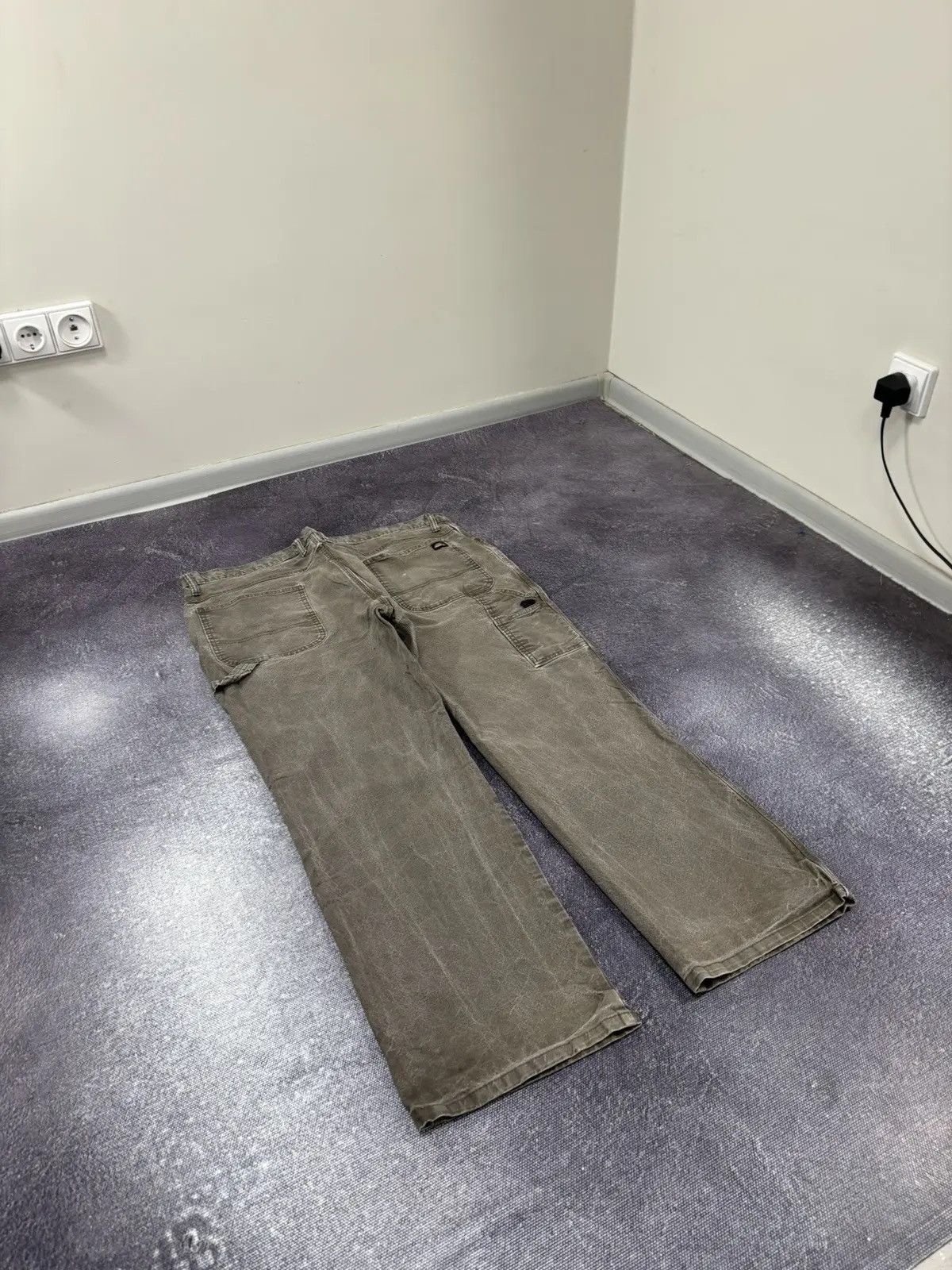 Dickies × Vintage Vintage Dickies USA Carpenter Khaki Work Hype Baggy Pants Size US 40 / EU 56 - 3 Thumbnail