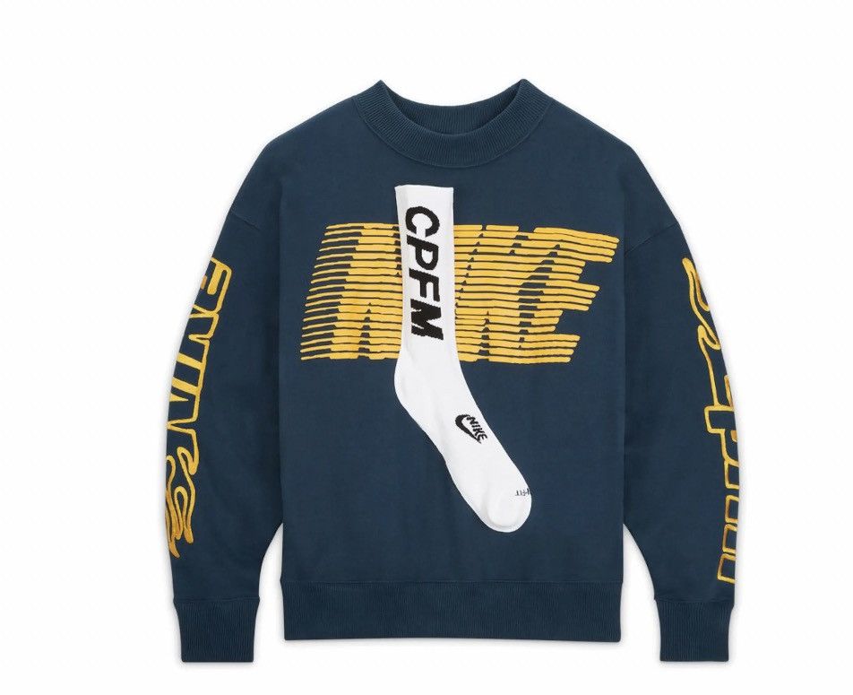 Cactus Plant Flea Market × Nike NIKE x CPFM Socks Fleece Crewneck Size US XL / EU 56 / 4 - 6 Thumbnail