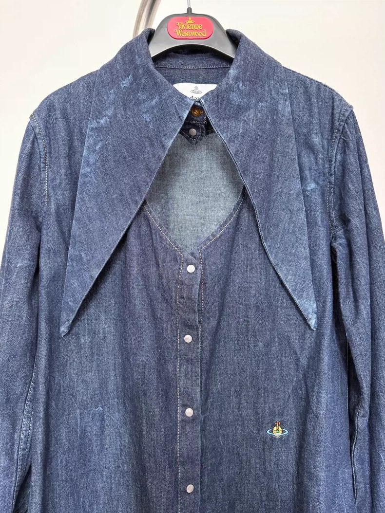 Vivienne Westwood Vivienne Westwood Cut-out heart collar shirt Size S / US 4 / IT 40 - 4 Thumbnail