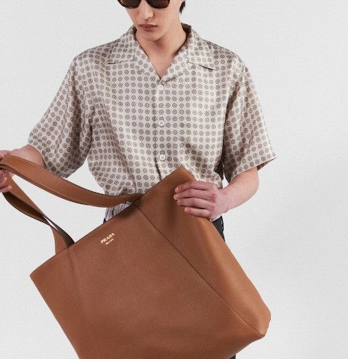 Prada oc11z0625 Shirt in Beige Size US L / EU 52-54 / 3 - 3 Thumbnail