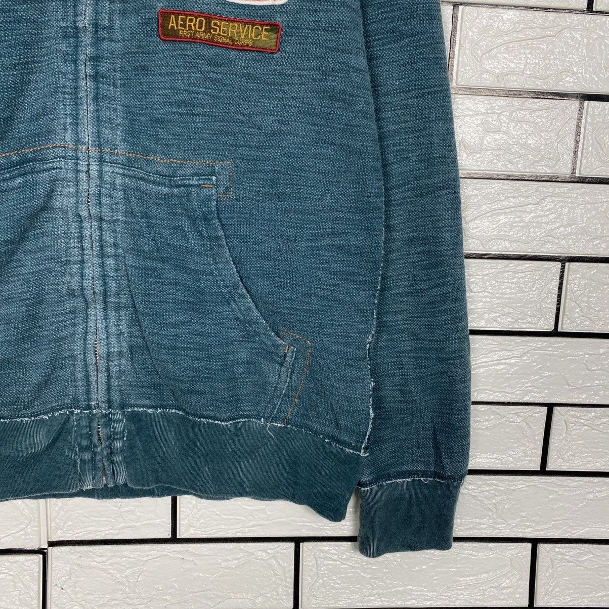 Avirex 📌Vintage Bomber Zipper Hoodie Jacket Avirex Over Print Size US L / EU 52-54 / 3 - 6 Thumbnail