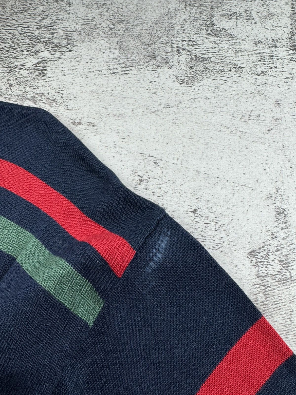 Lacoste Chemise Lacoste France Striped Y2K Sweater 4 Size Pullover Size US M / EU 48-50 / 2 - 14 Thumbnail