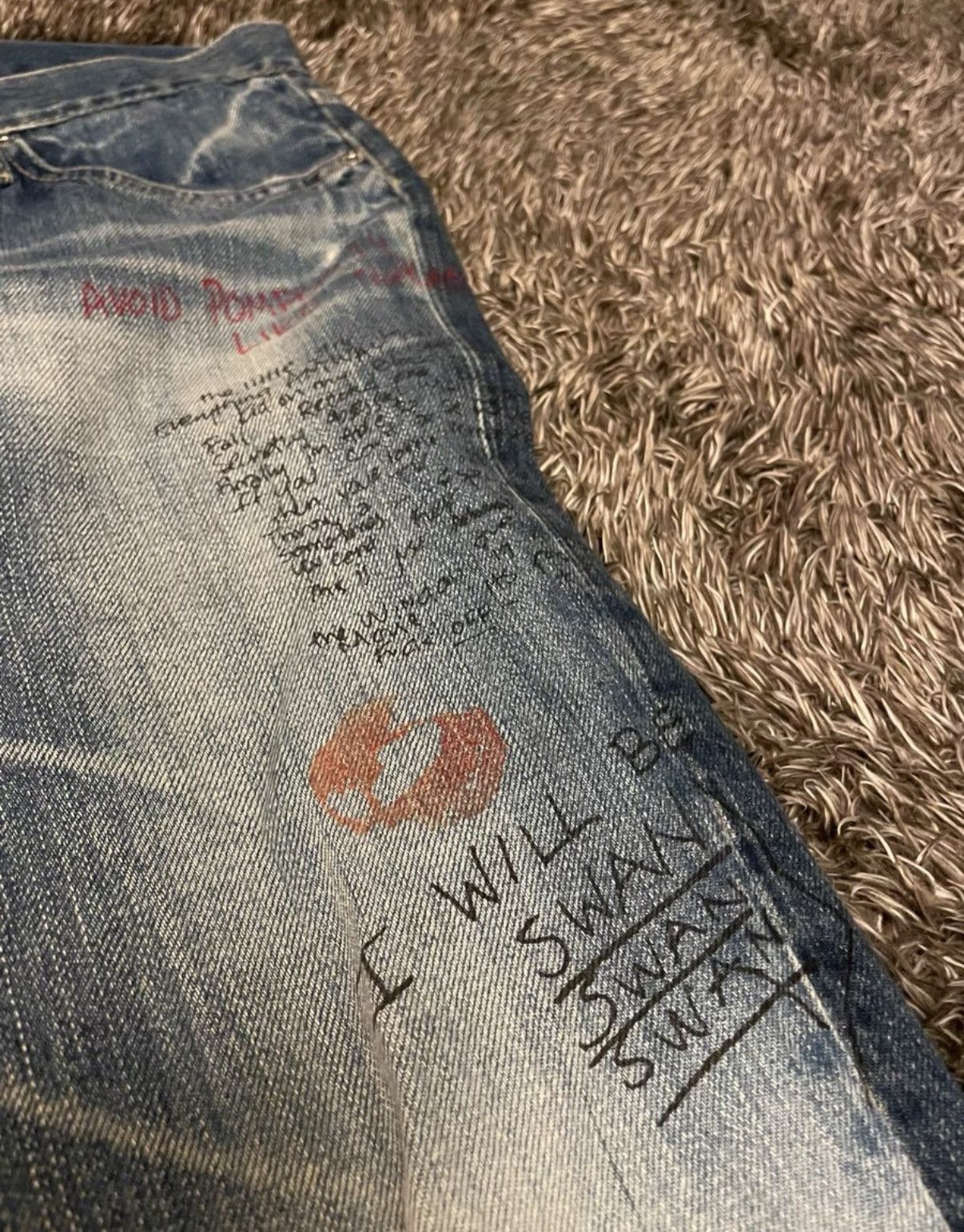 Hysteric Glamour Hysteric Glamour The Doors Y2K Studded Jeans K24 Size US 34 / EU 50 - 4 Thumbnail