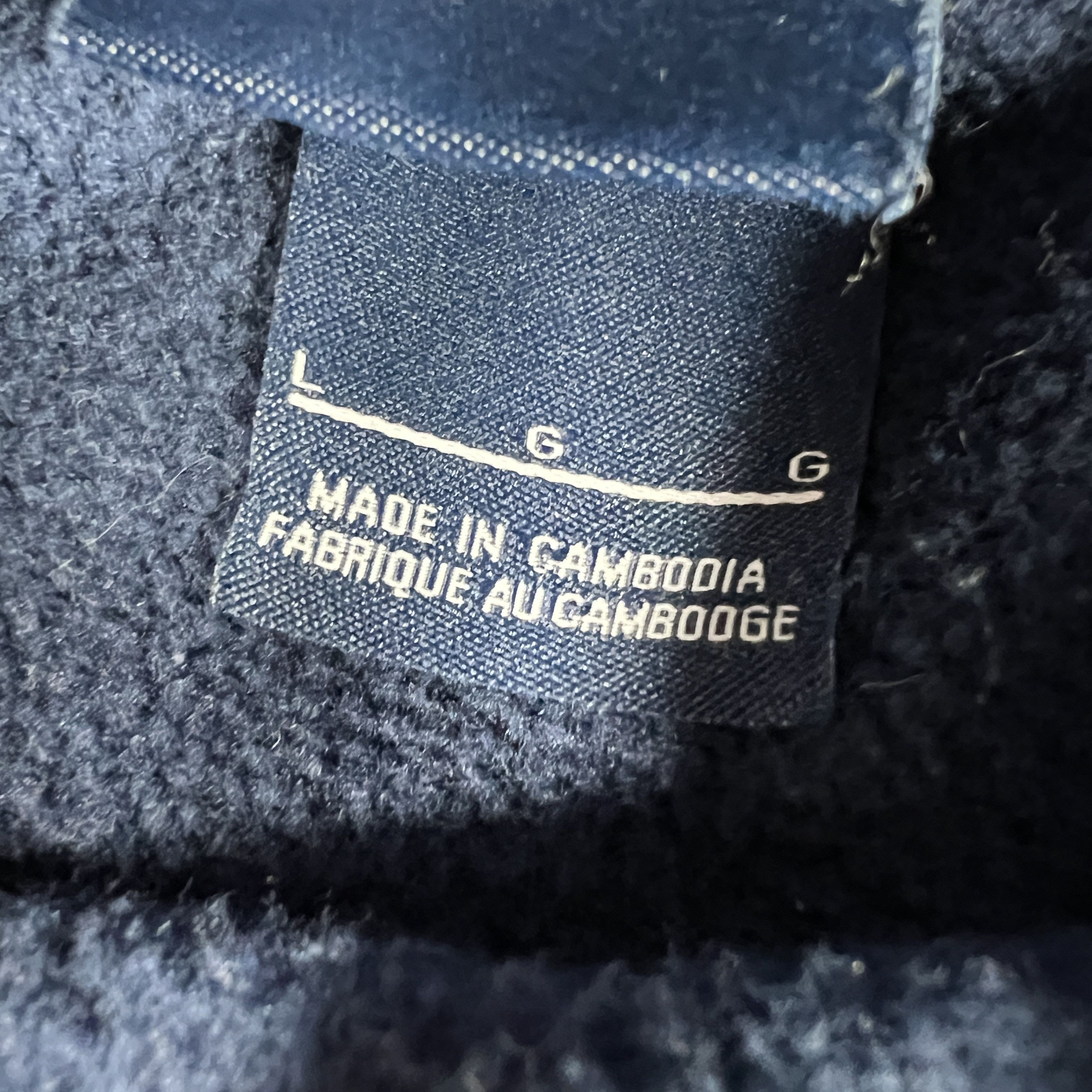 Nike Nike Sweatshirt Blue & White Faded Swoosh Logo Hoodie Size US L / EU 52-54 / 3 - 8 Thumbnail