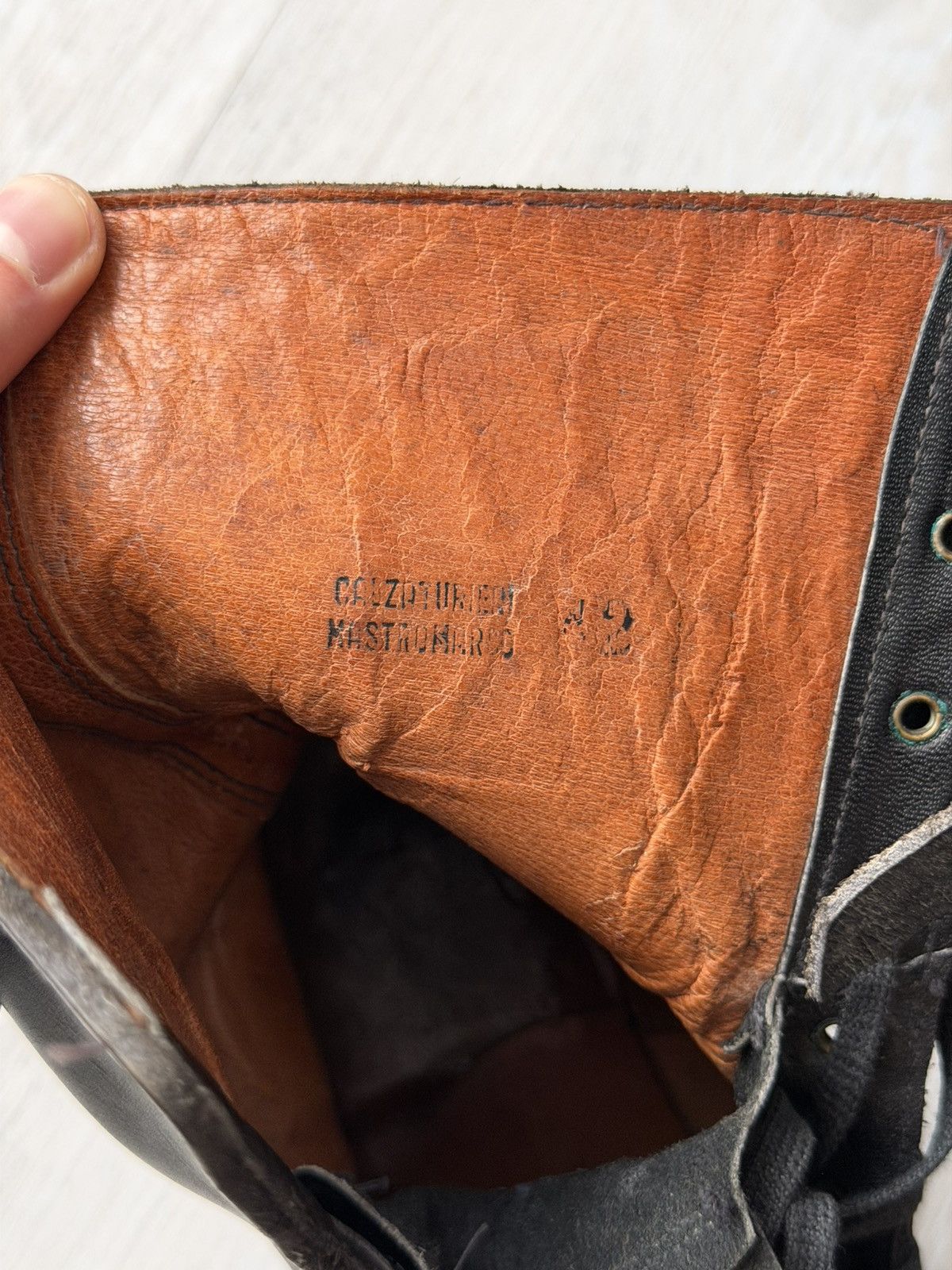 If Six Was Nine Double Buckle Black Moto Boots Red Wing Frye Guidi Inspired Size US 9.5 / EU 42-43 - 15 Thumbnail