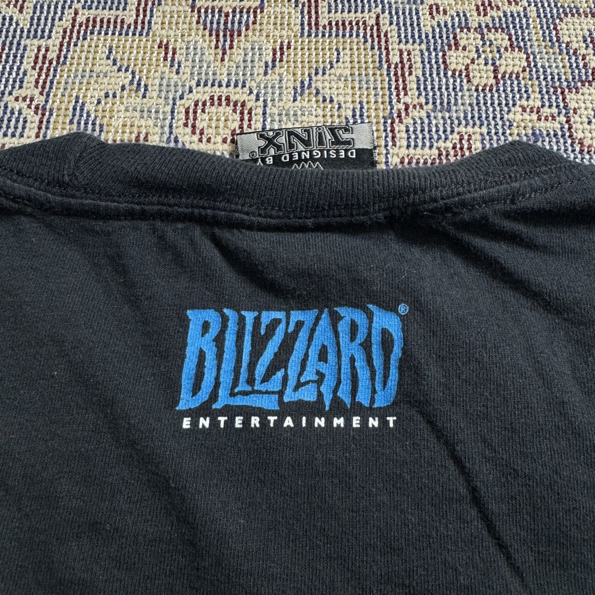 Playstation 2000s Starcraft Blizzard microsft video game promo tee y2k Size US L / EU 52-54 / 3 - 3 Thumbnail