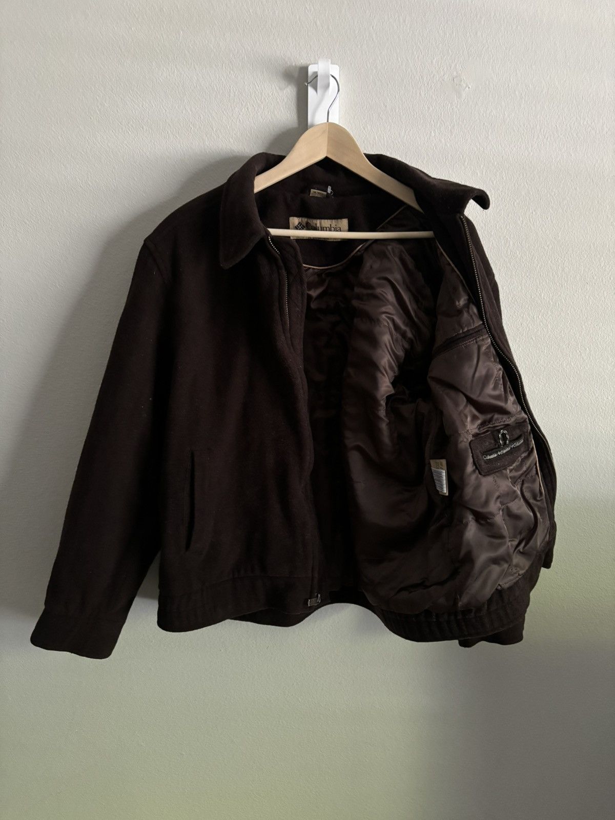 Columbia Columbia Brown Wool Coat Size US XL / EU 56 / 4 - 12 Thumbnail
