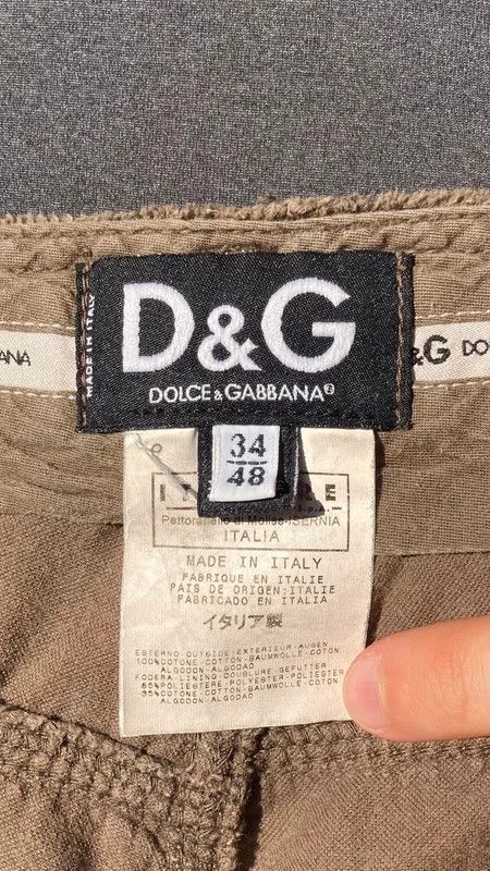 Dolce & Gabbana D&G Brown Distressed Western Corduroy Pants (F/W 2003) Size US 32 / EU 48 - 5 Thumbnail