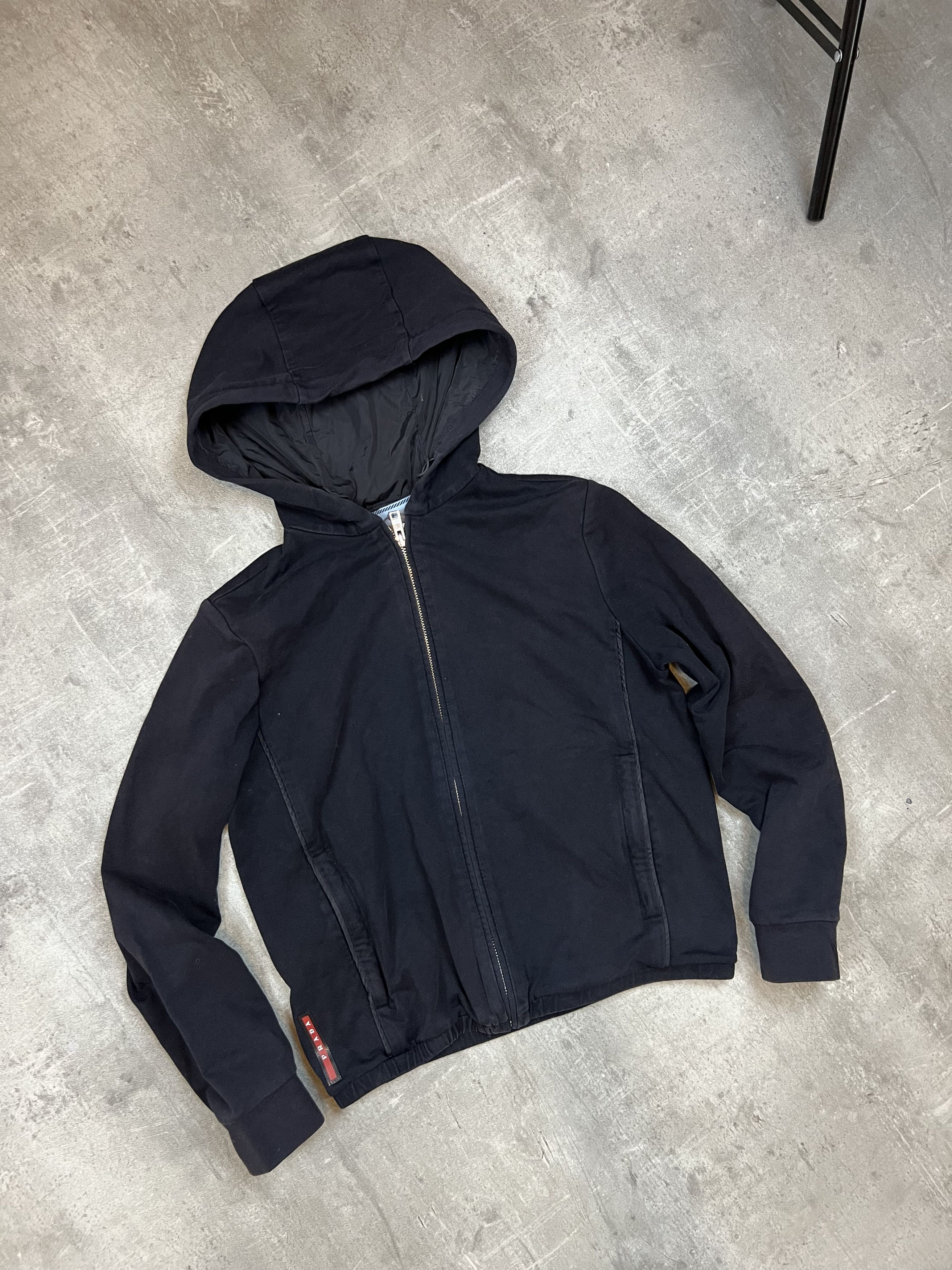 prada jacket hoodie red tab size XS womens