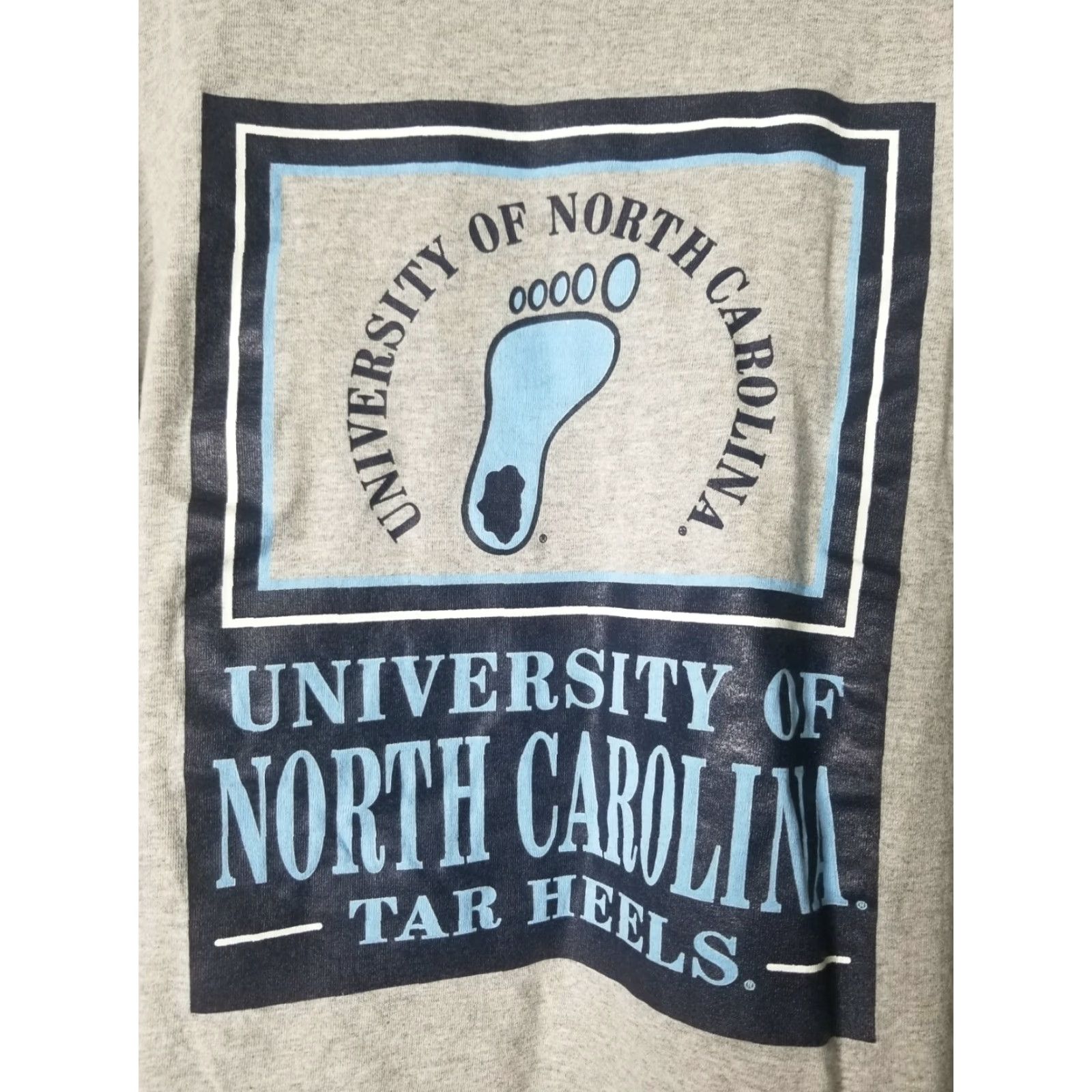 Vintage VINTAGE North Carolina Tar Heels T Shirt Mens L 90s Double Sided Gray Size US L / EU 52-54 / 3 - 4 Thumbnail