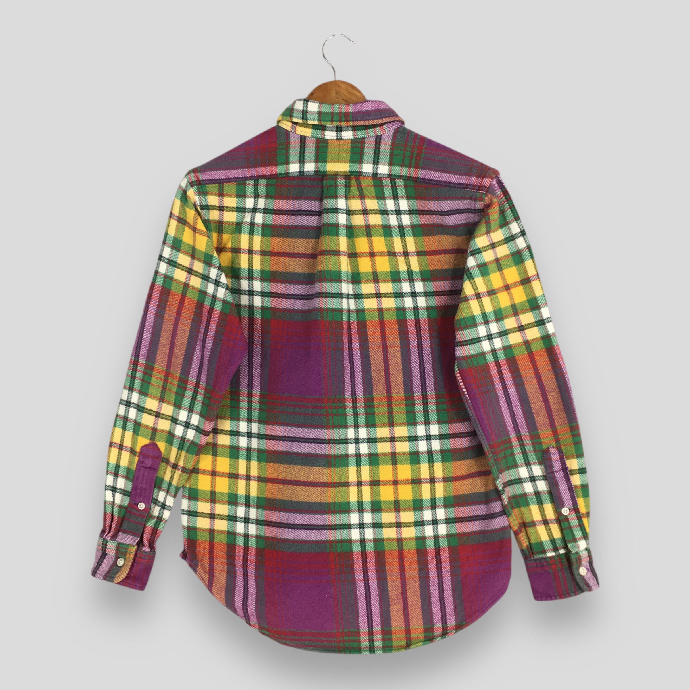Polo Ralph Lauren Vintage Polo Ralph Lauren Checkered Flannel Shirt Medium Size US M / EU 48-50 / 2 - 7 Thumbnail