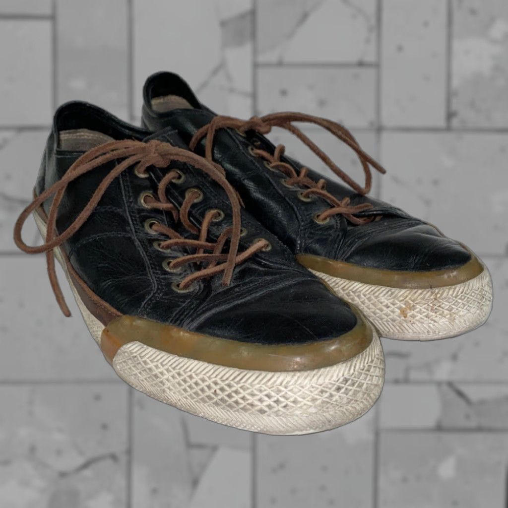 Frye Frye Black Leather Lace Up Mens Casual Sneakers Size 10.5 Size US 10.5 / EU 43-44 - 1 Thumbnail