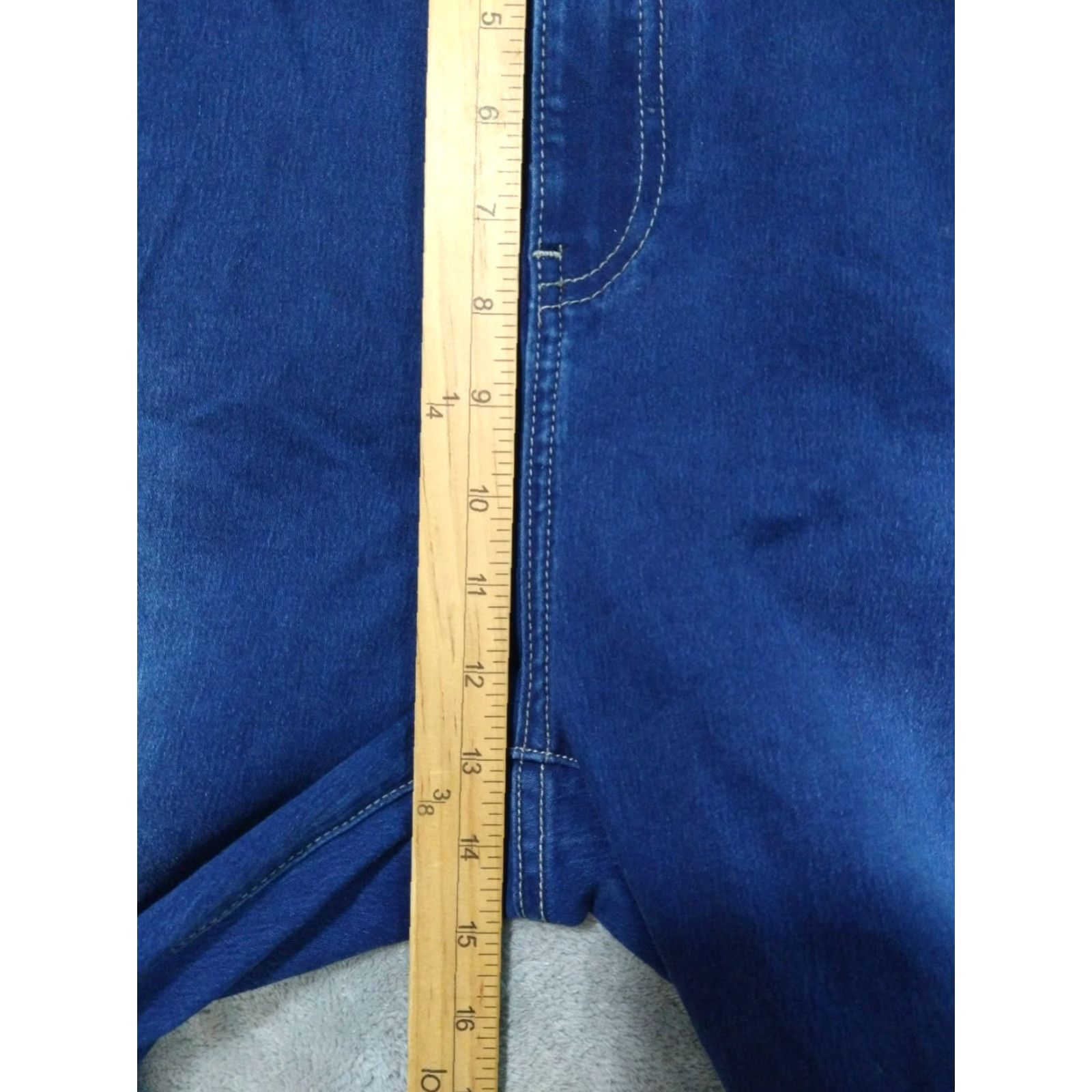Primitive Born Primitive Jeans Mens 42x32 Blue Denim Athletic Fit High Rise Stretch 5-Pocket Design Jeans Mens 42 Blue Denim Jeans Size US 42 / EU 58 - 3 Thumbnail