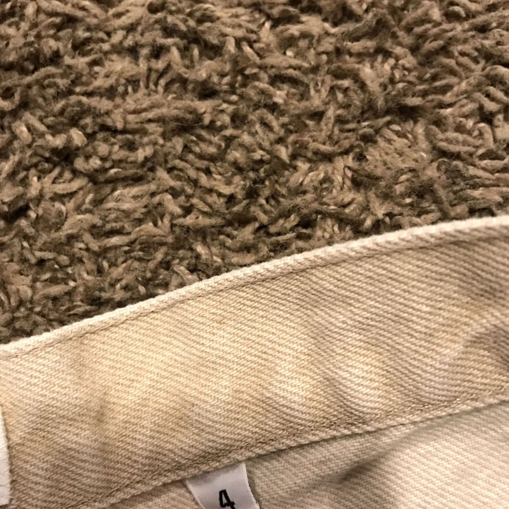 Vintage VINTAGE Moda International The London Jeans Jeans Beige 4 25in 28in Women Straight B23 Mens Womens Girls Size 27" / US 4 / IT 40 - 3 Thumbnail