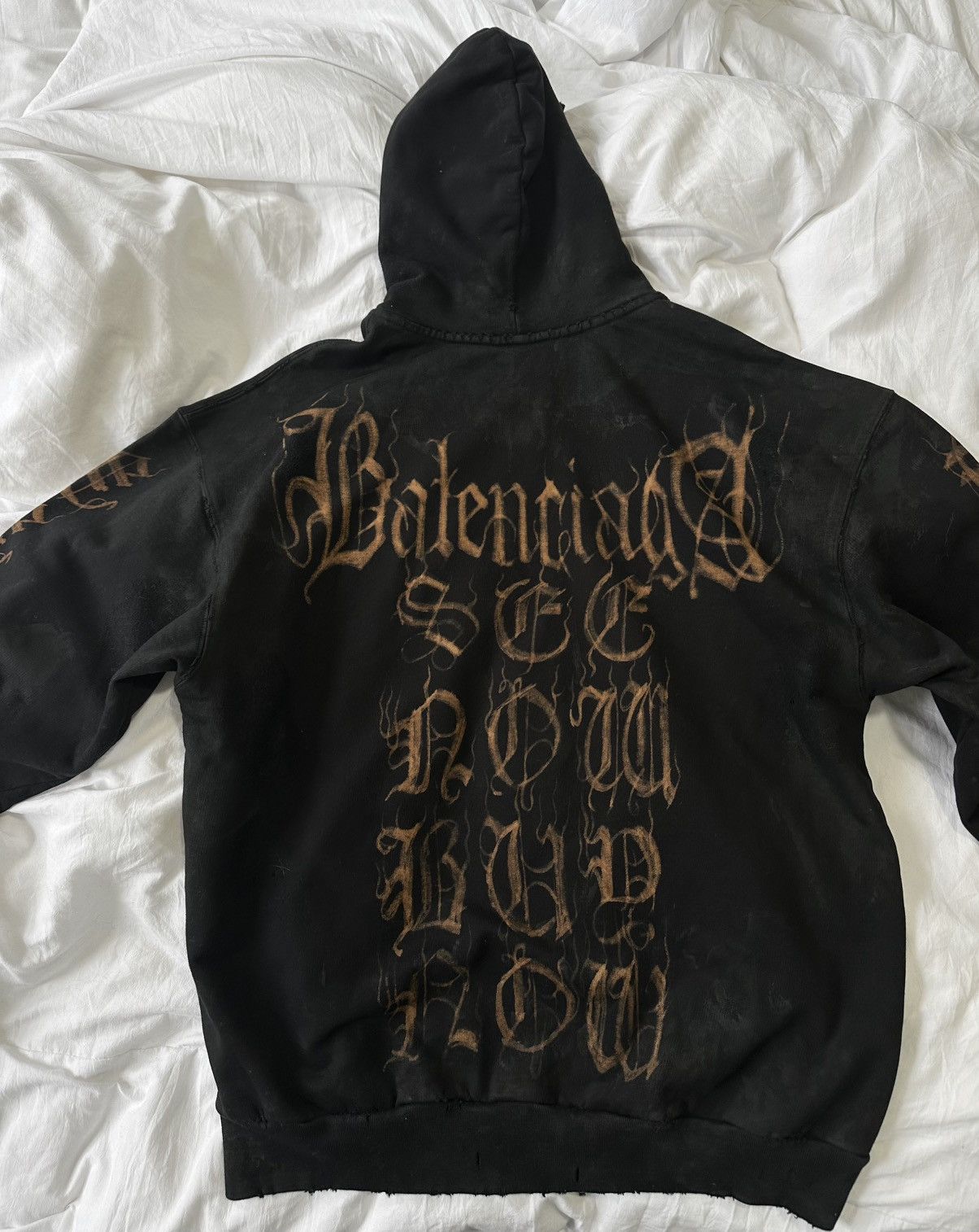 Balenciaga Balenciaga 24’ heavy metal SanScript zip up Size US XS / EU 42 / 0 - 7 Thumbnail