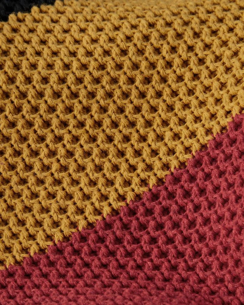 Patta o1mle0426 Patta Striped Honeycomb Knitted Sweater Size US S / EU 44-46 / 1 - 5 Thumbnail