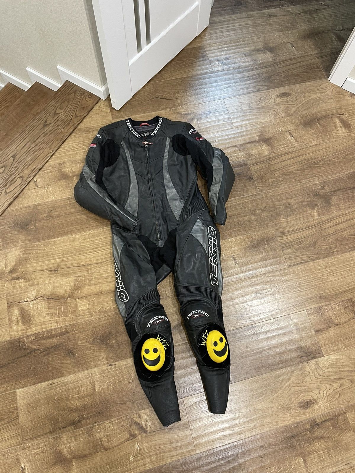 Vintage Vintage Genuine Leather Teknic Professional Moto Racing Suit