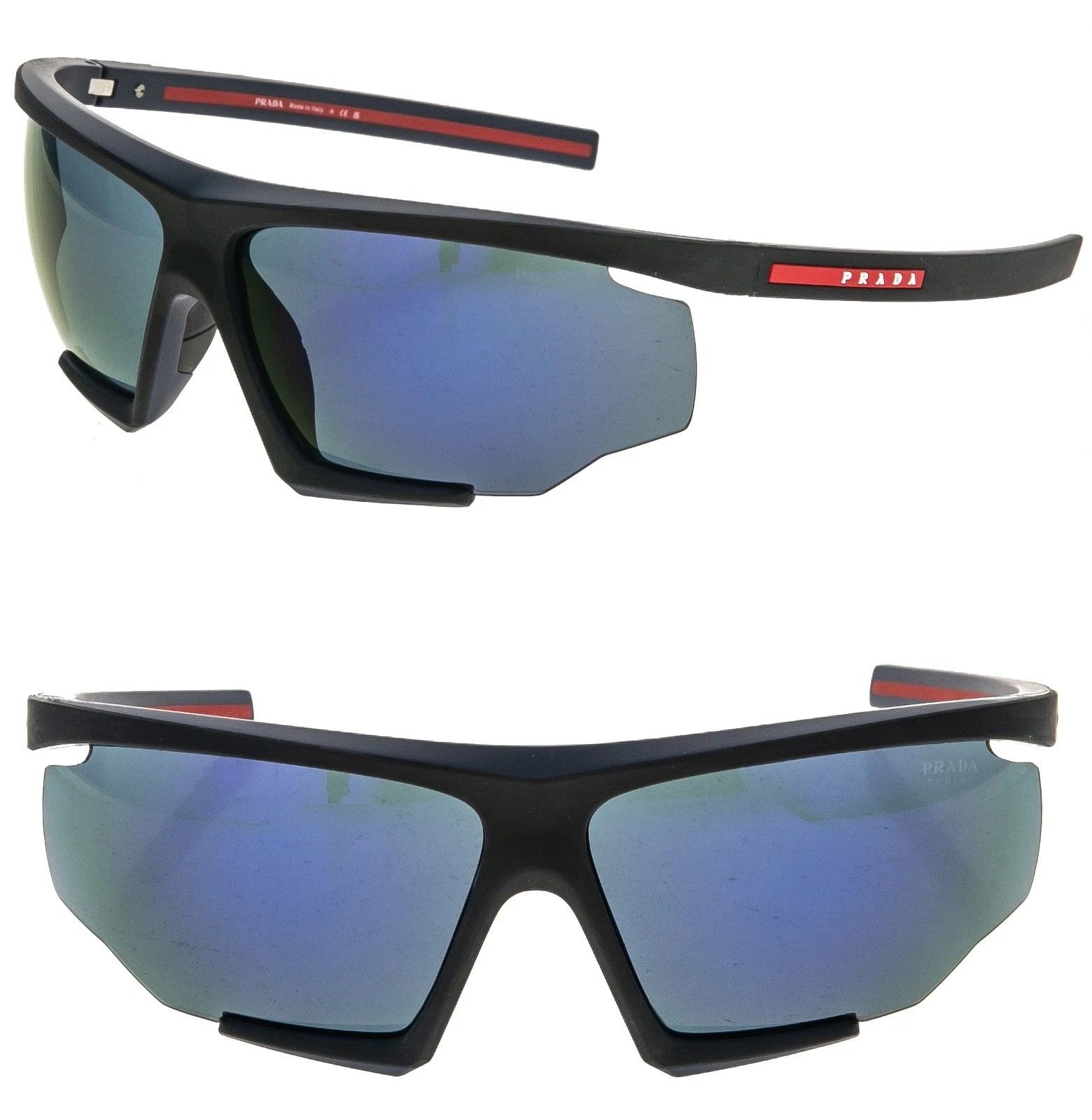 Prada PRADA PS07YS LINEA ROSSA ACTIVE 07Y Black Sport Sunglass Size ONE SIZE - 1 Thumbnail