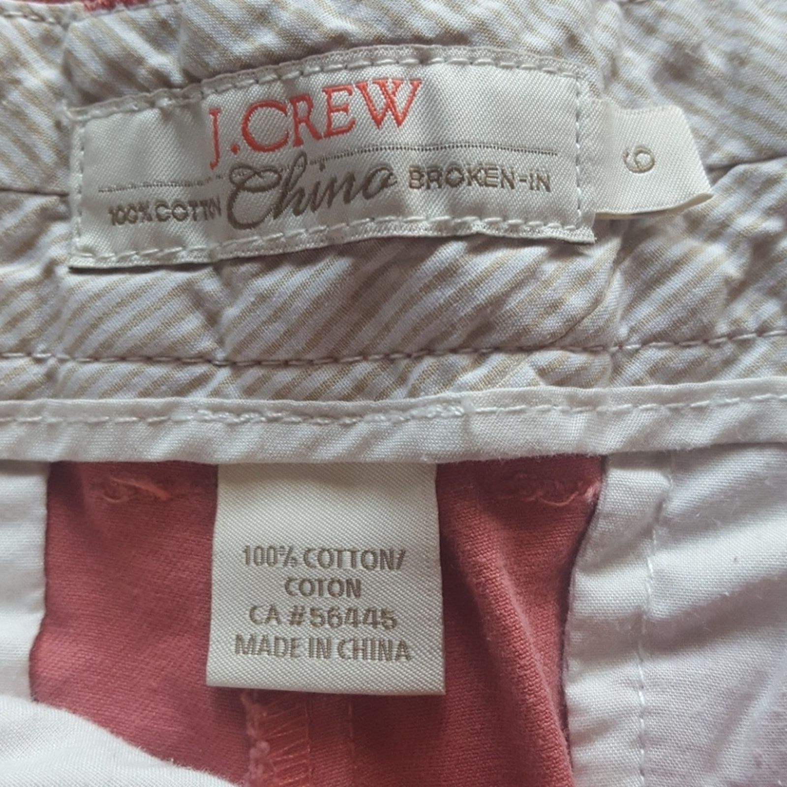 J.Crew J. Crew Broken-In Chino Shorts Size 28" / US 6 / IT 42 - 3 Thumbnail