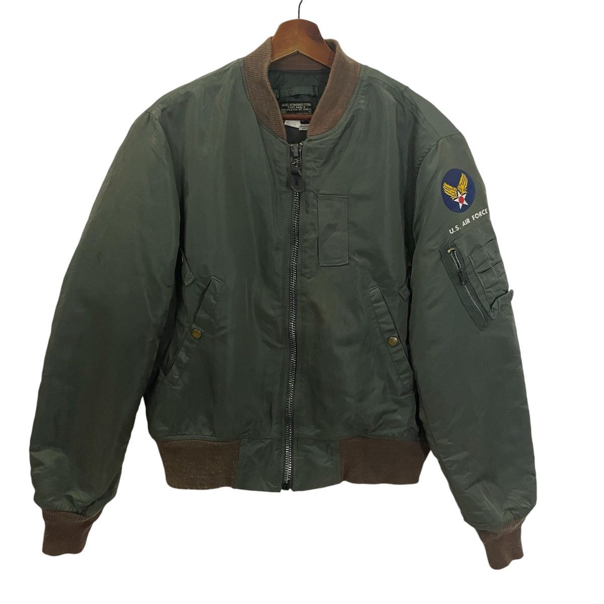 I. Spiewak And Sons Vintage 90s I Spiewalk & Sons Us Army Airforce Bomber Size US L / EU 52-54 / 3 - 1 Thumbnail