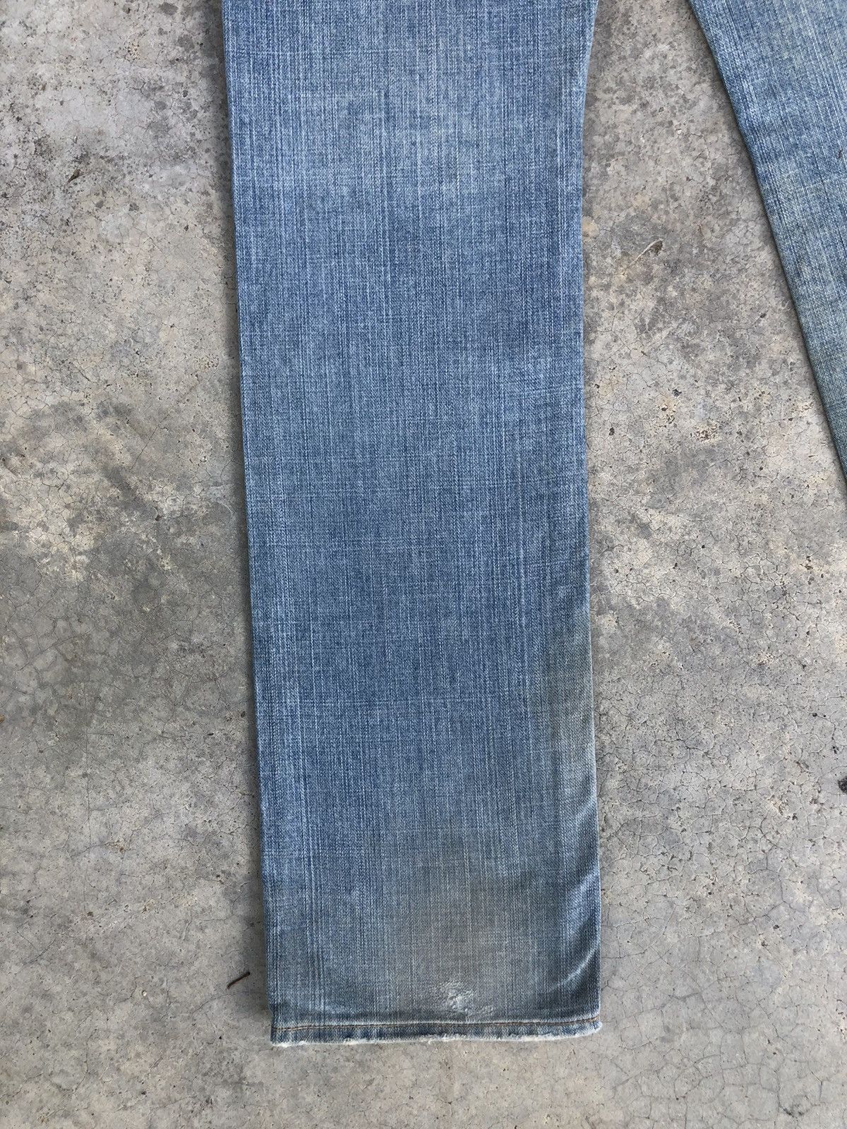 PPFM Japanese PPFM Double Waist Distressed Jeans Size US 33 - 11 Thumbnail