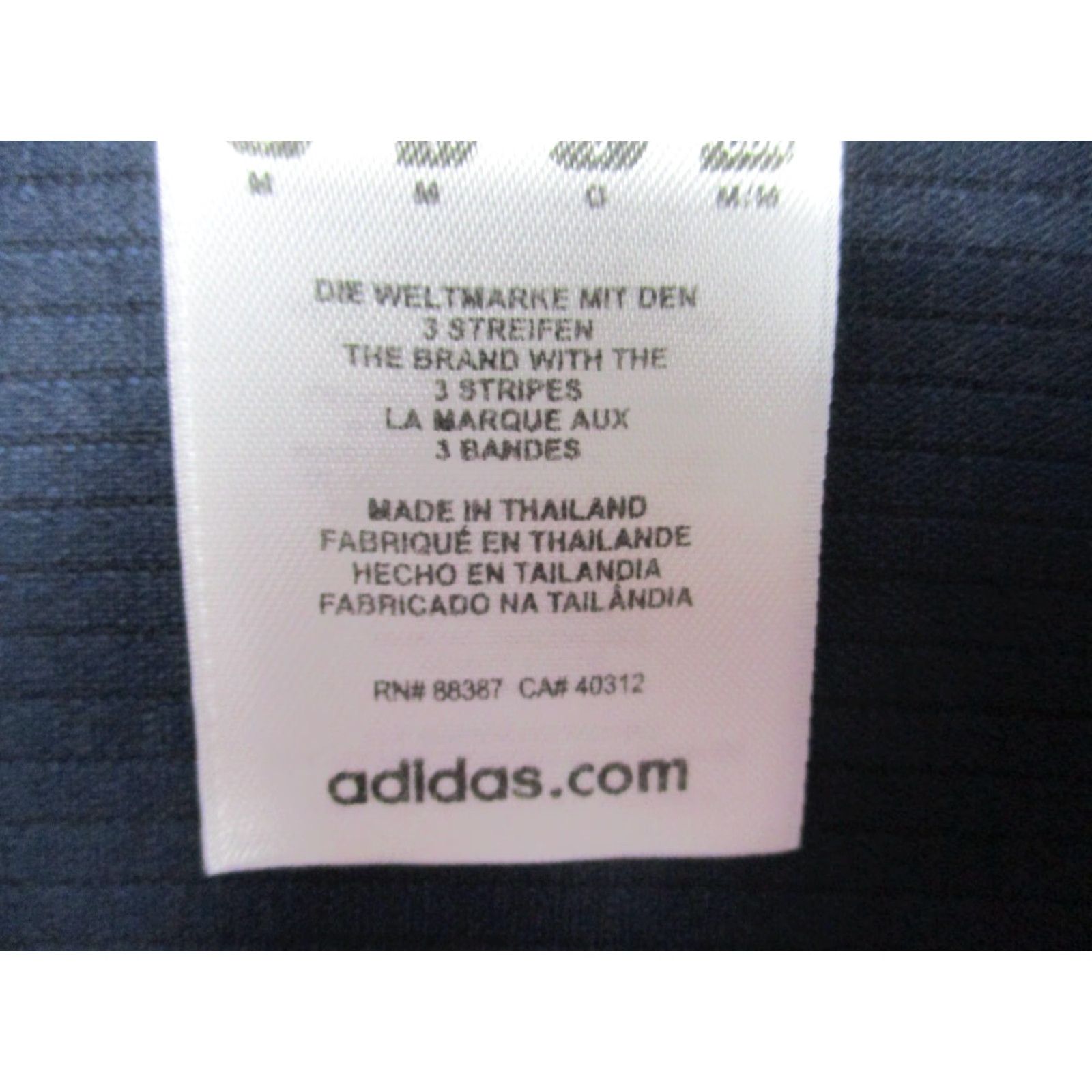 Adidas Adidas Track Jacket Blue Adult Medium Athletic Size US M / EU 48-50 / 2 - 6 Thumbnail