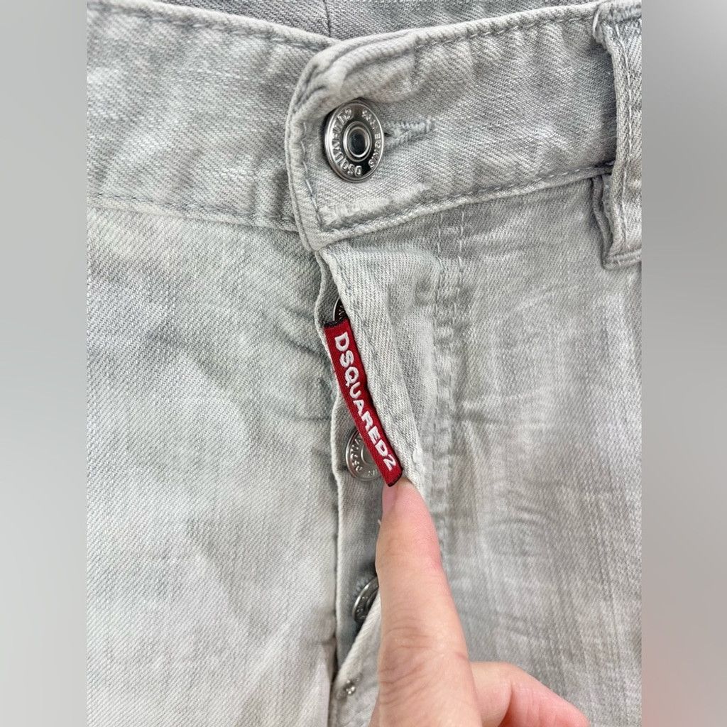 Dsquared2 DSquared2 Cool Guy Grey Skinny Fit Jeans Size 50 (33/26) Size US 33 - 6 Thumbnail